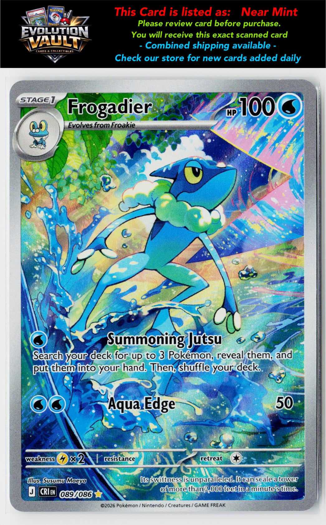 ME04: Chaos Rising #089/086 Frogadier