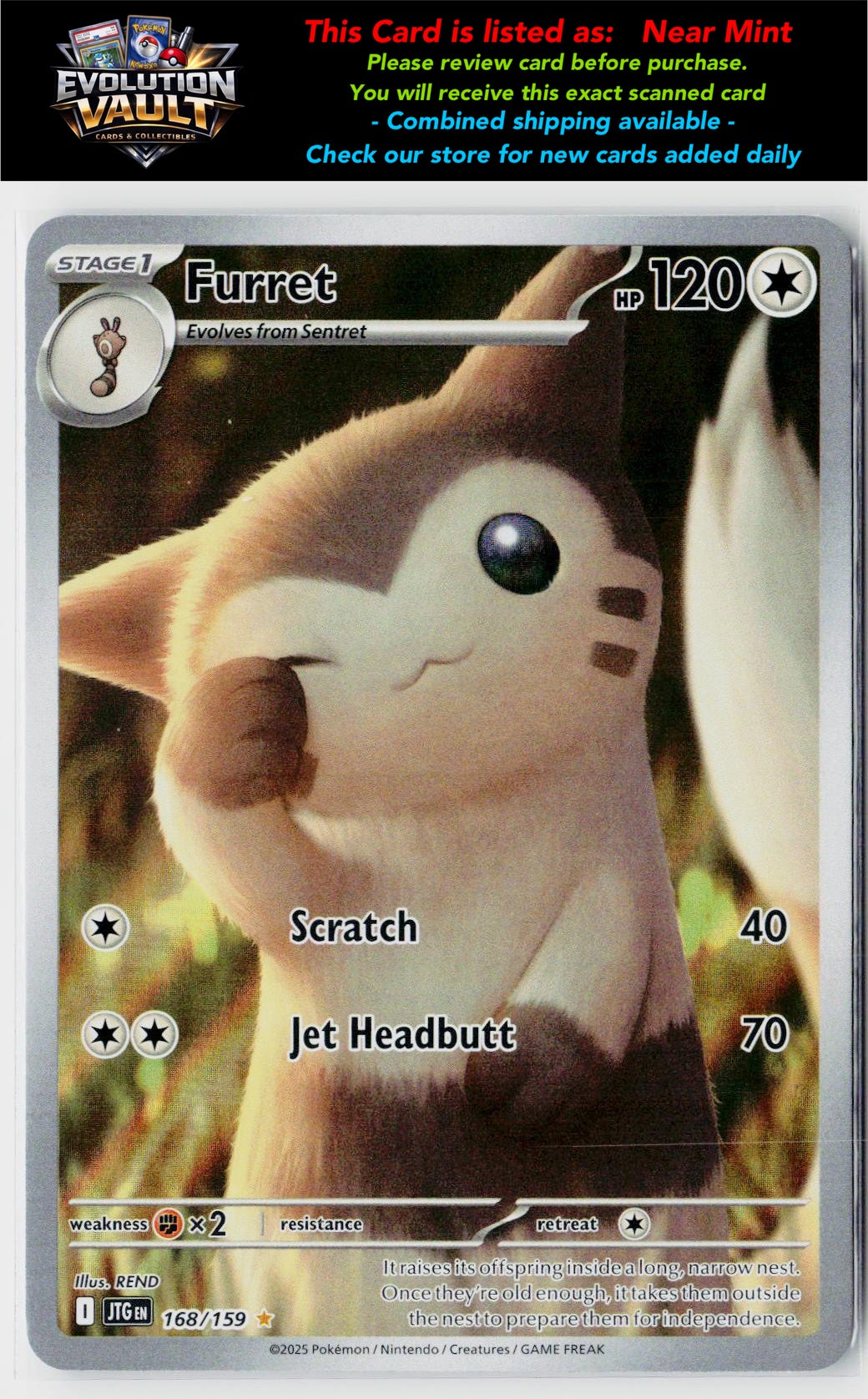 SV09: Journey Together #168/159 Furret