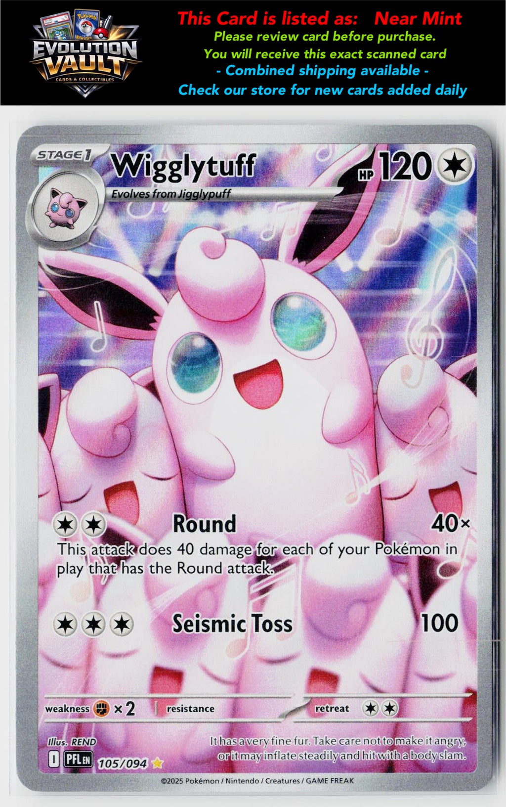 ME02: Phantasmal Flames #105/094 Wigglytuff