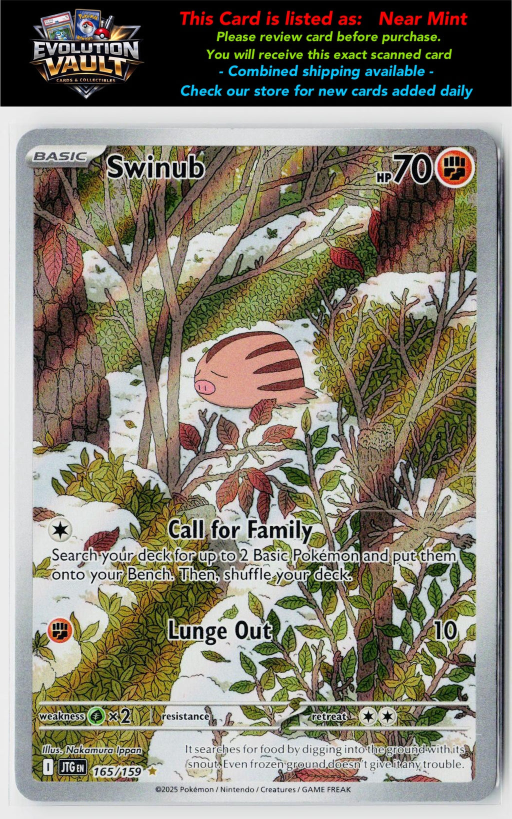 SV09: Journey Together #165/159 Swinub