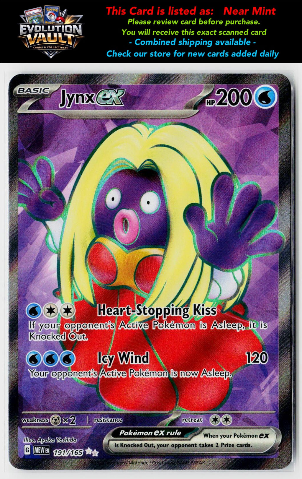 SV: Scarlet & Violet 151 #191/165 Jynx ex