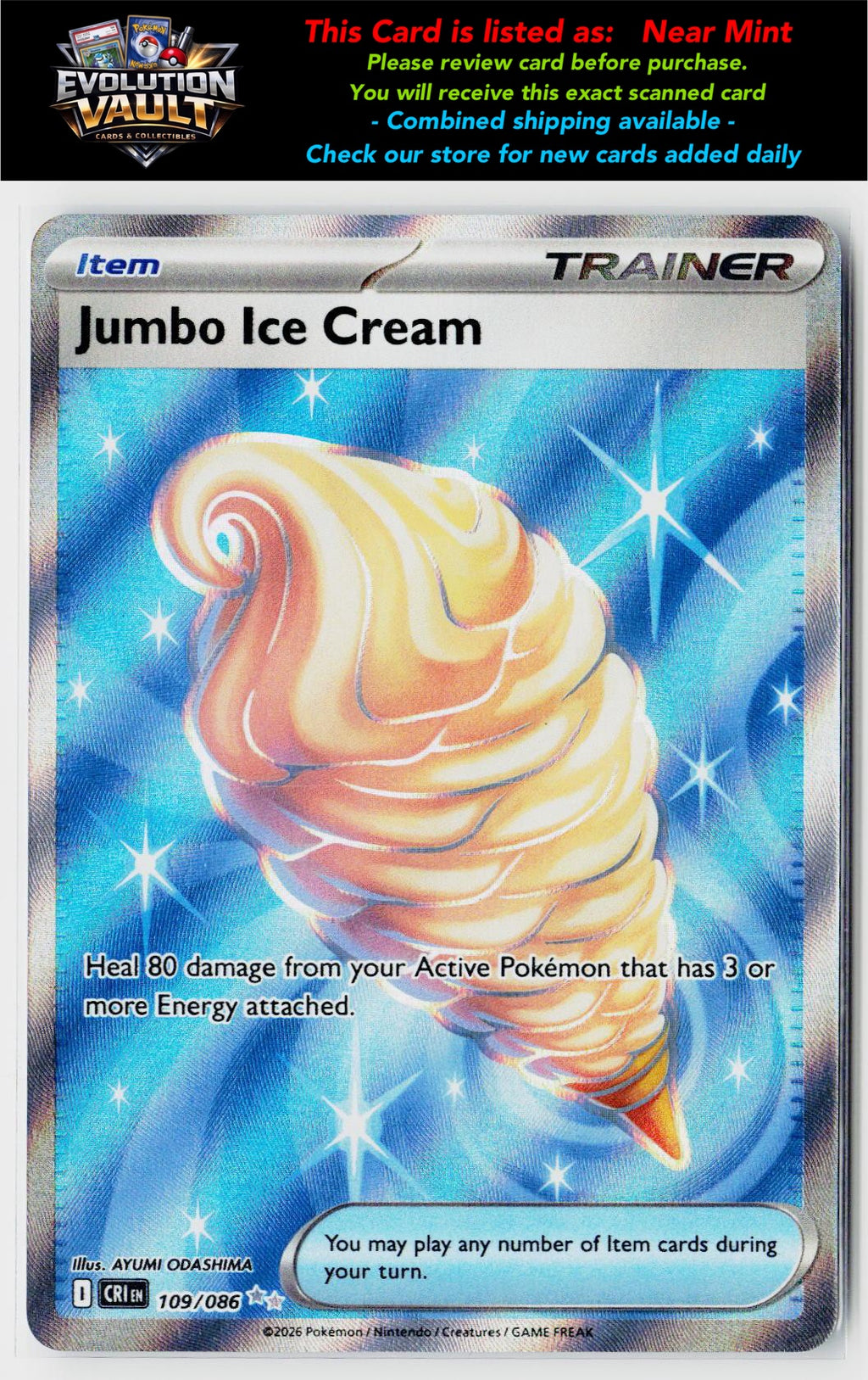 ME04: Chaos Rising #109/086 Jumbo Ice Cream