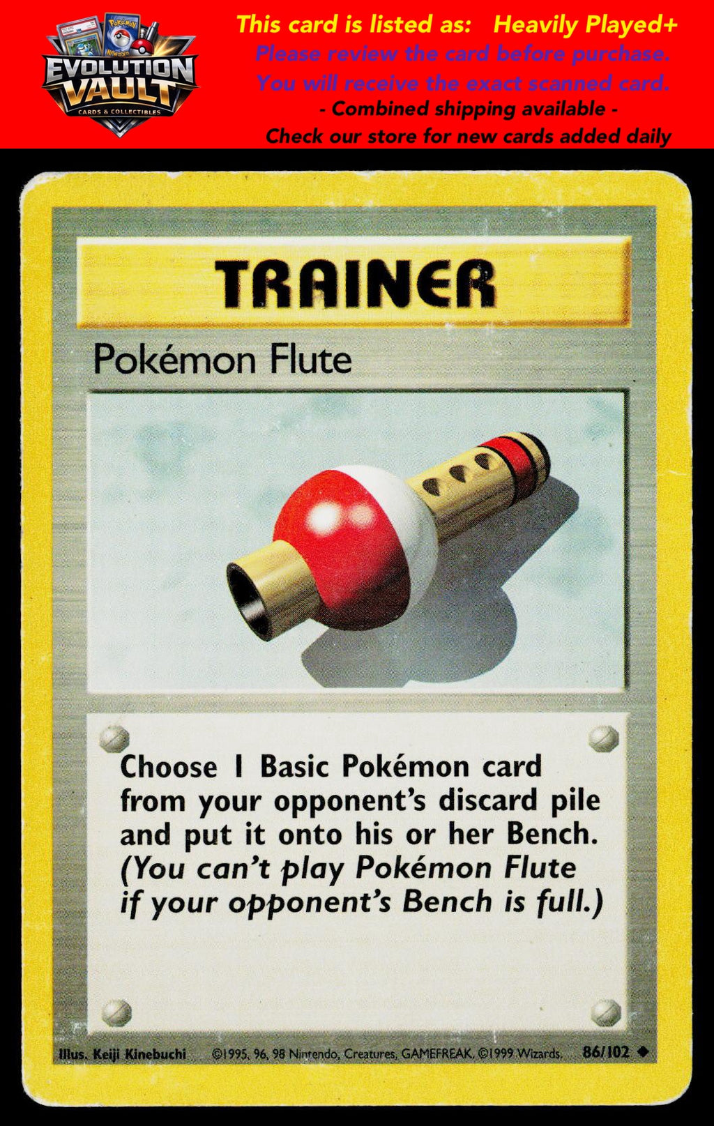 Base Set #086/102 Pokemon Flute