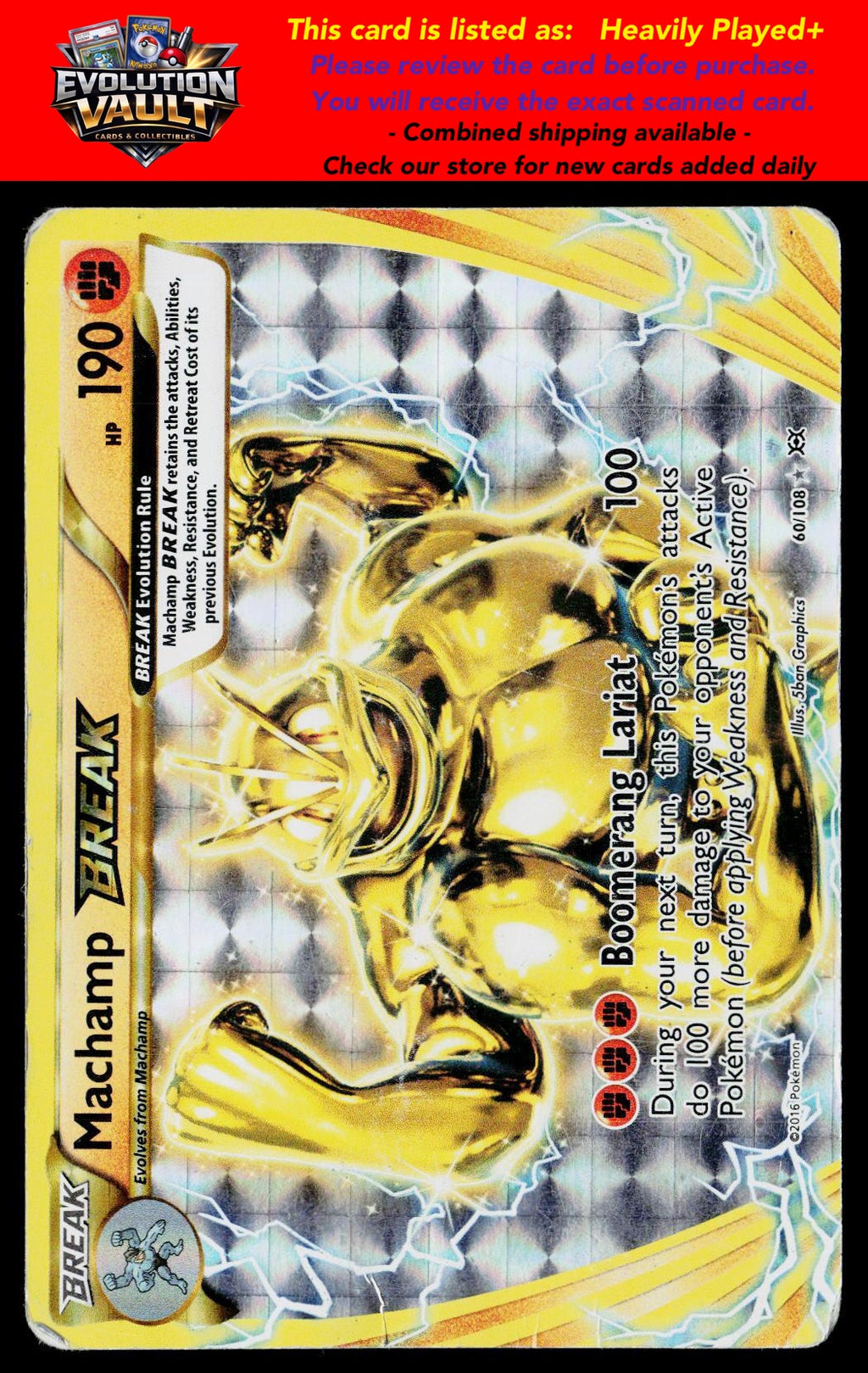 XY - Evolutions #60/108 Machamp BREAK