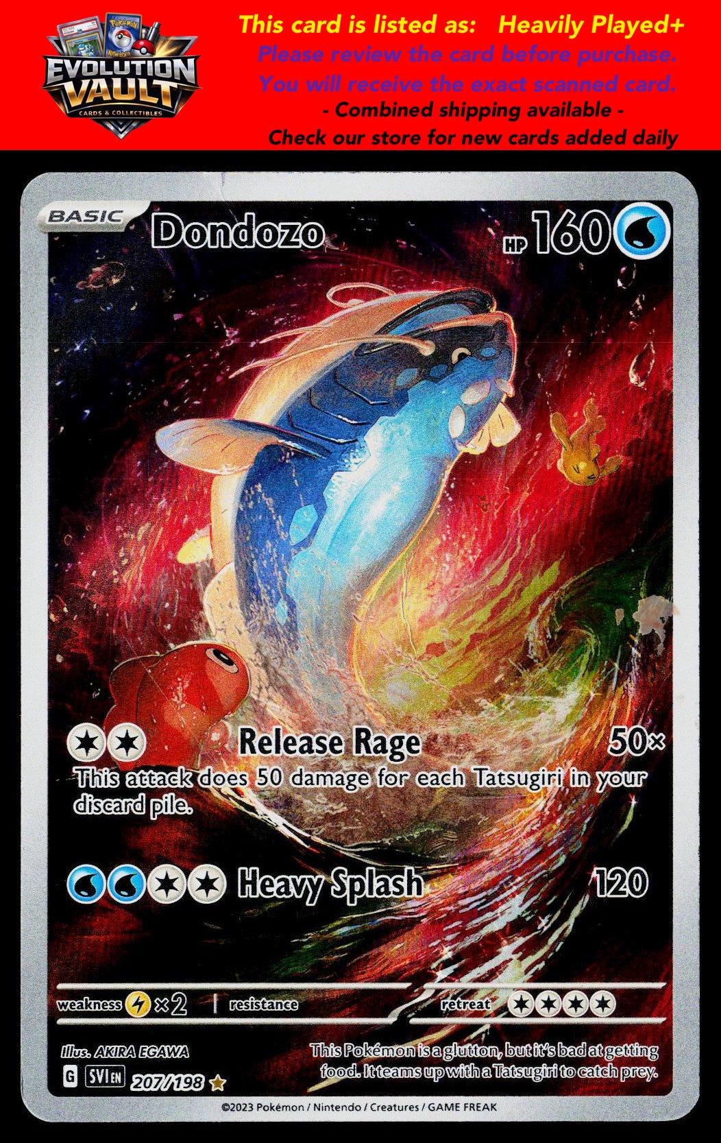 SV01: Scarlet & Violet Base Set #207/198 Dondozo