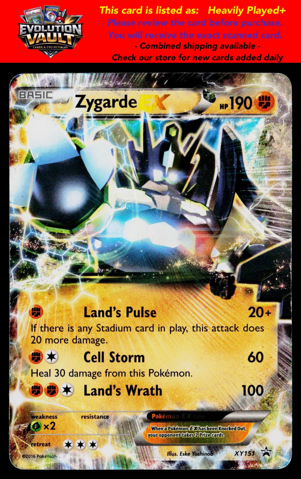 XY Promos #XY151 Zygarde EX (Shiny)