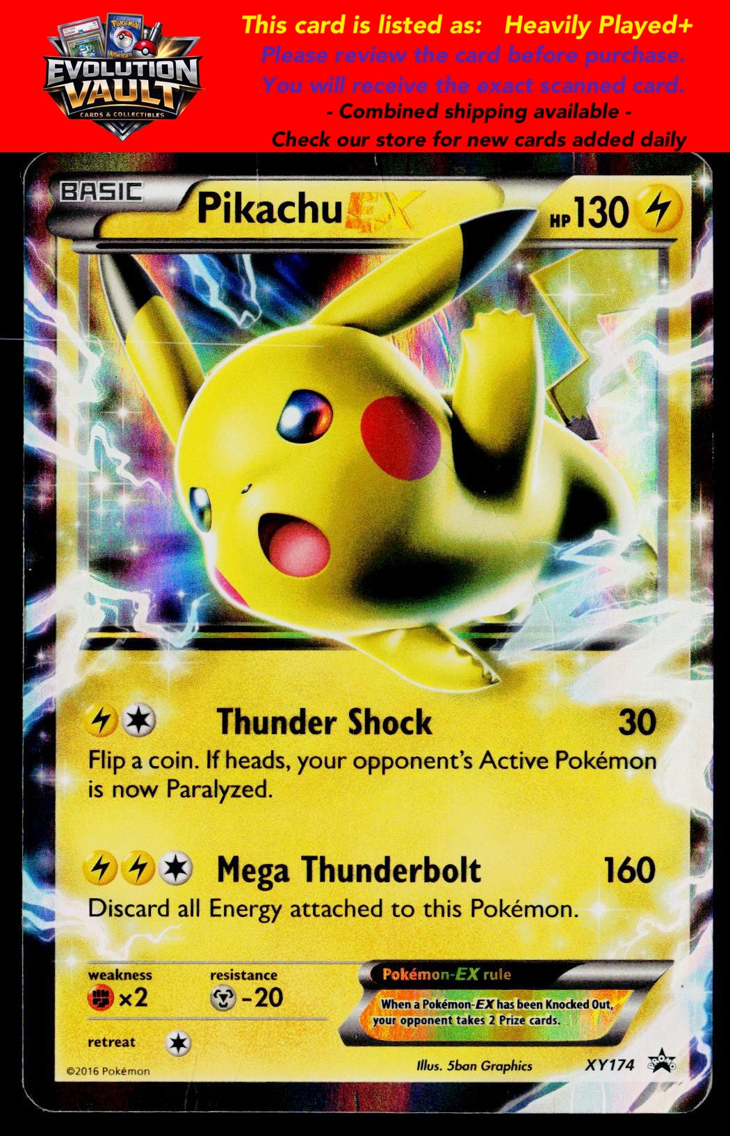 XY Promos #XY174 Pikachu EX