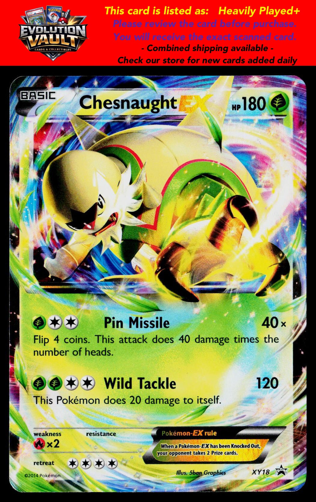 XY Promos #XY18 Chesnaught EX