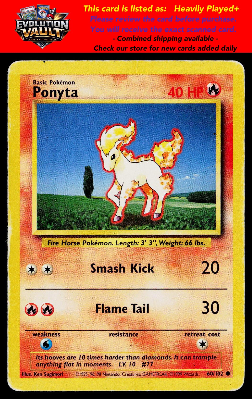 Base Set #060/102 Ponyta