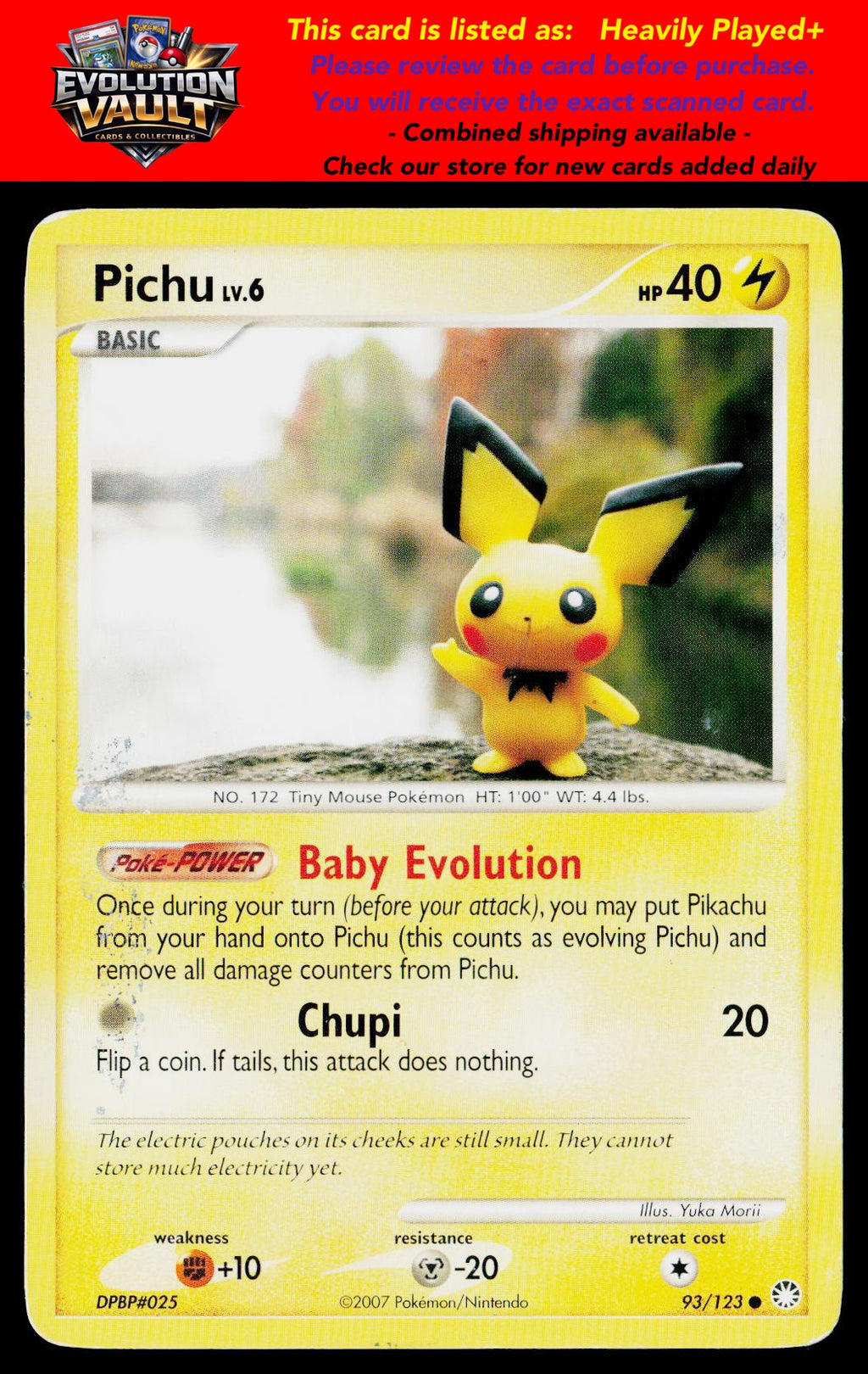 Mysterious Treasures #93/123 Pichu
