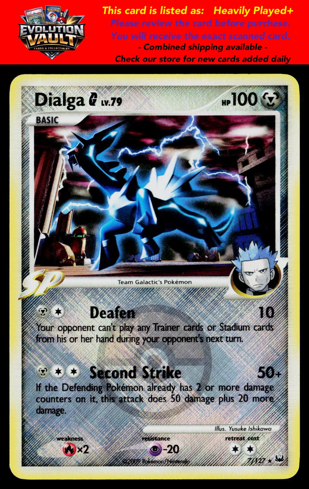 Platinum #7/127 Dialga G