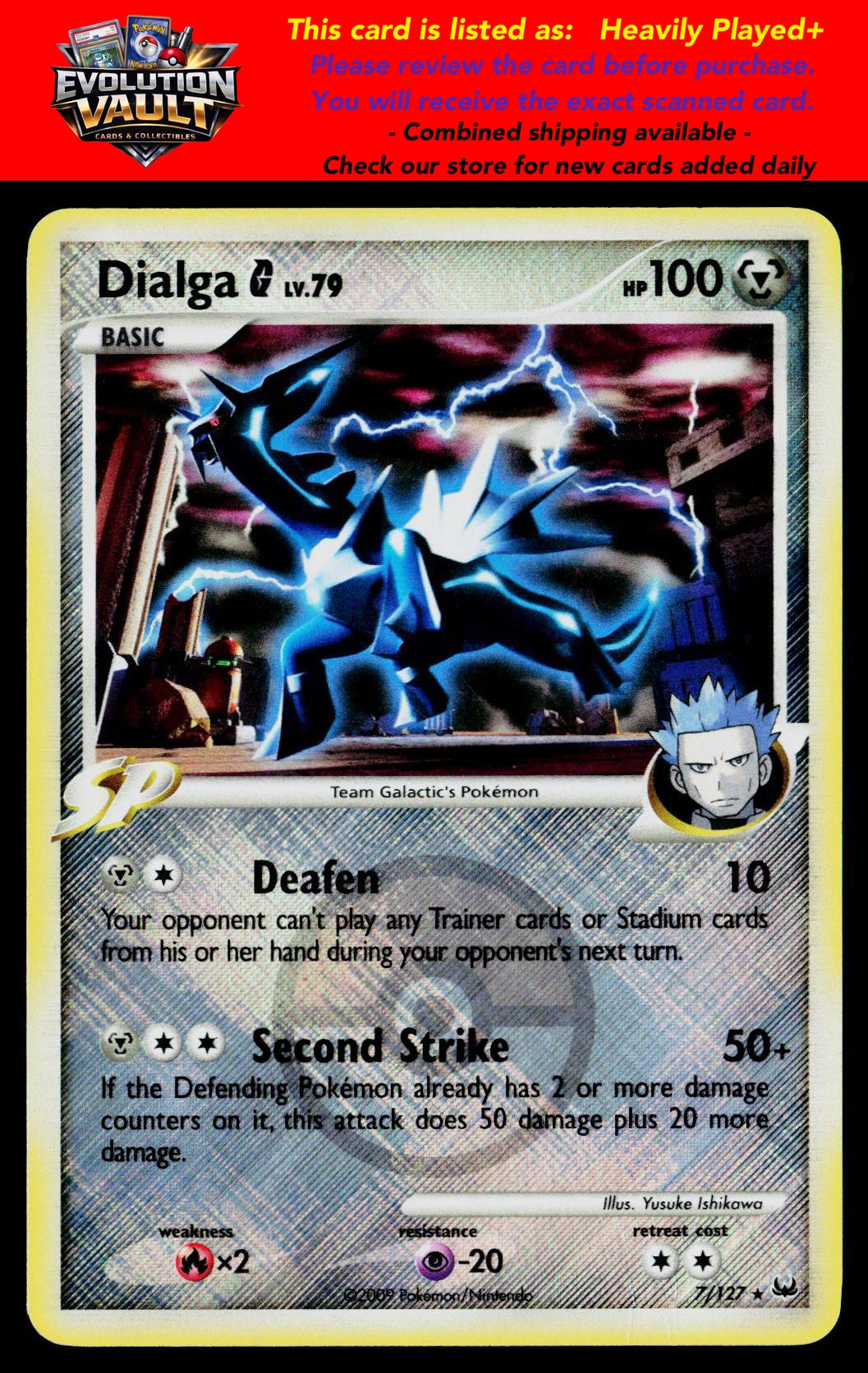 Platinum #7/127 Dialga G