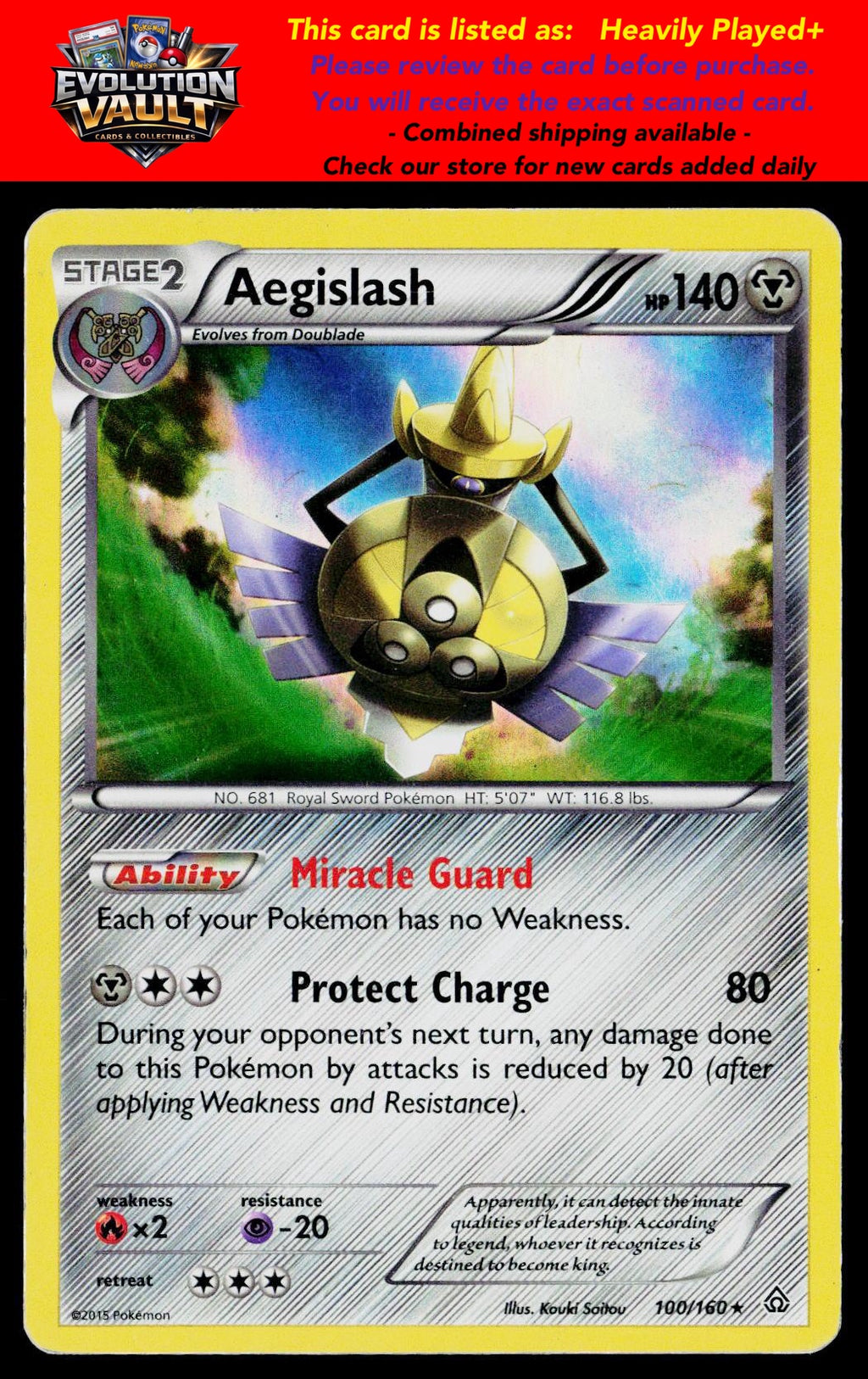 XY - Primal Clash #100/160 Aegislash