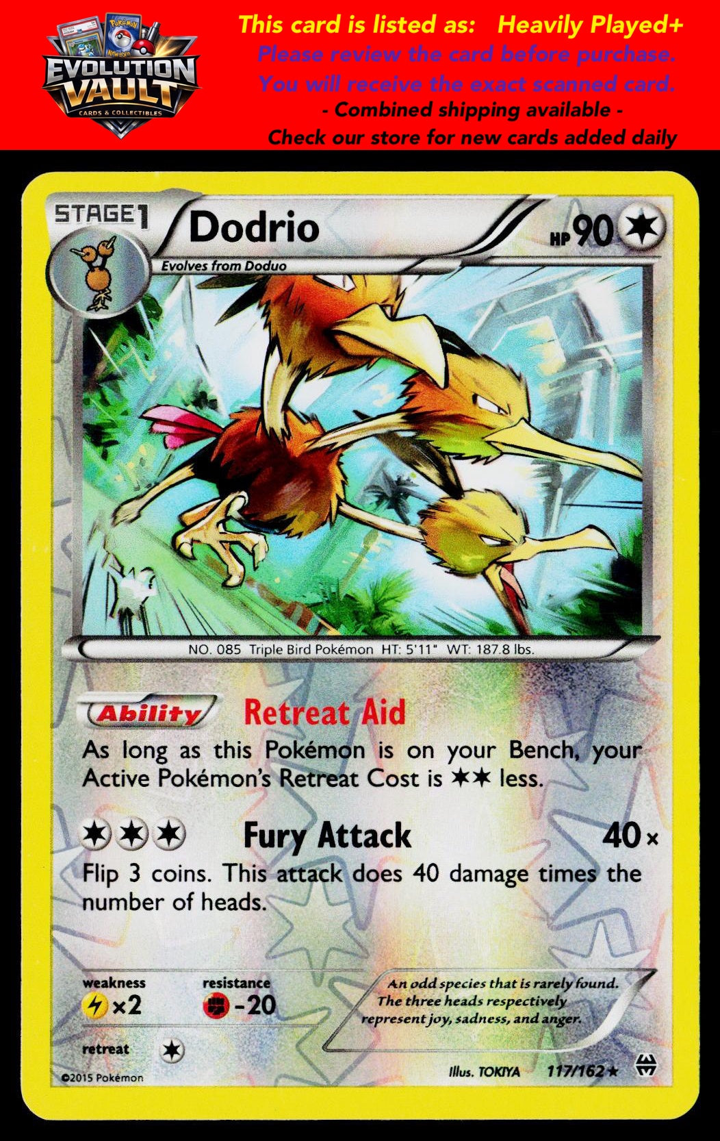 XY - BREAKthrough #117/162 Dodrio
