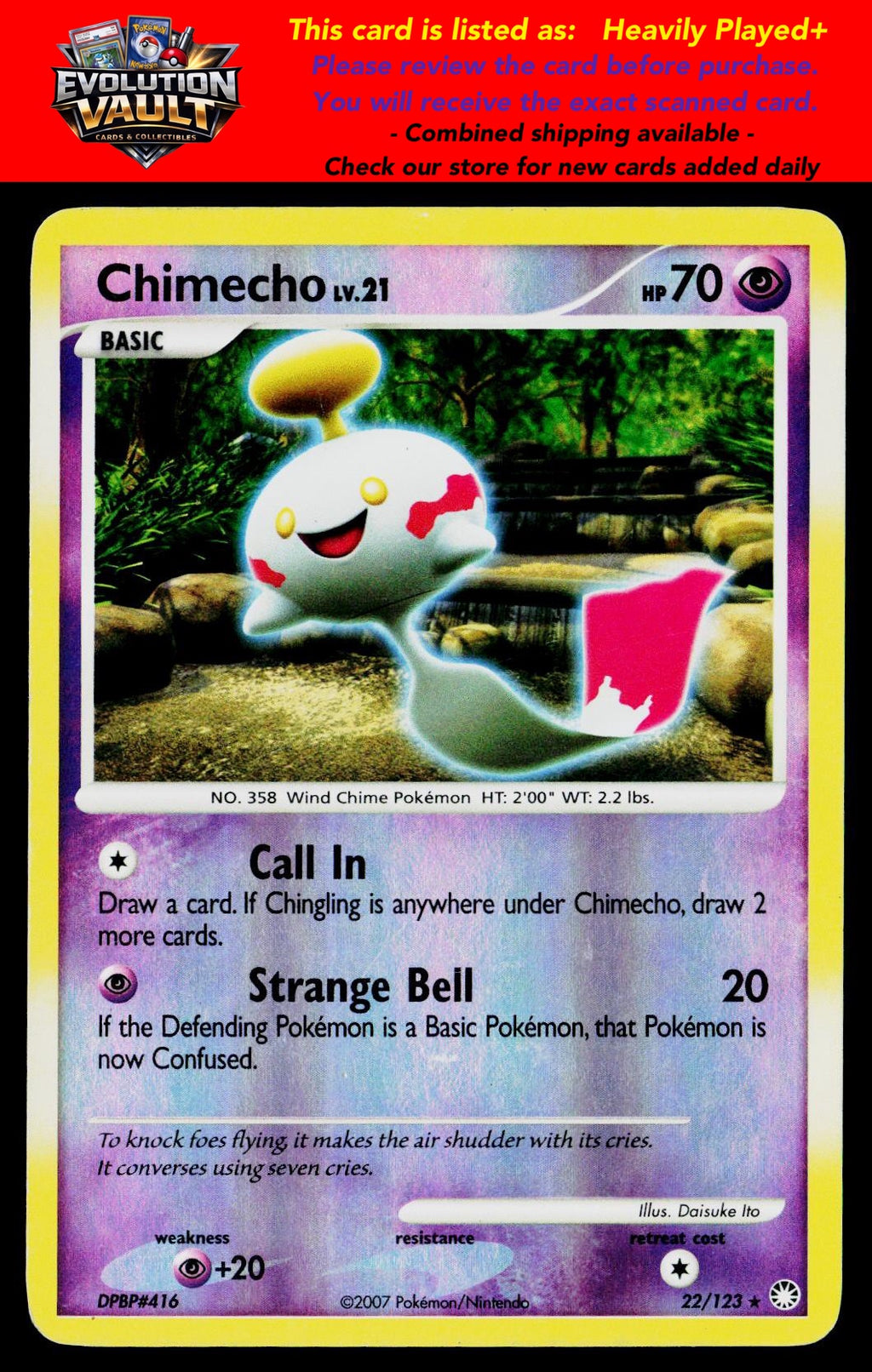 Mysterious Treasures #22/123 Chimecho