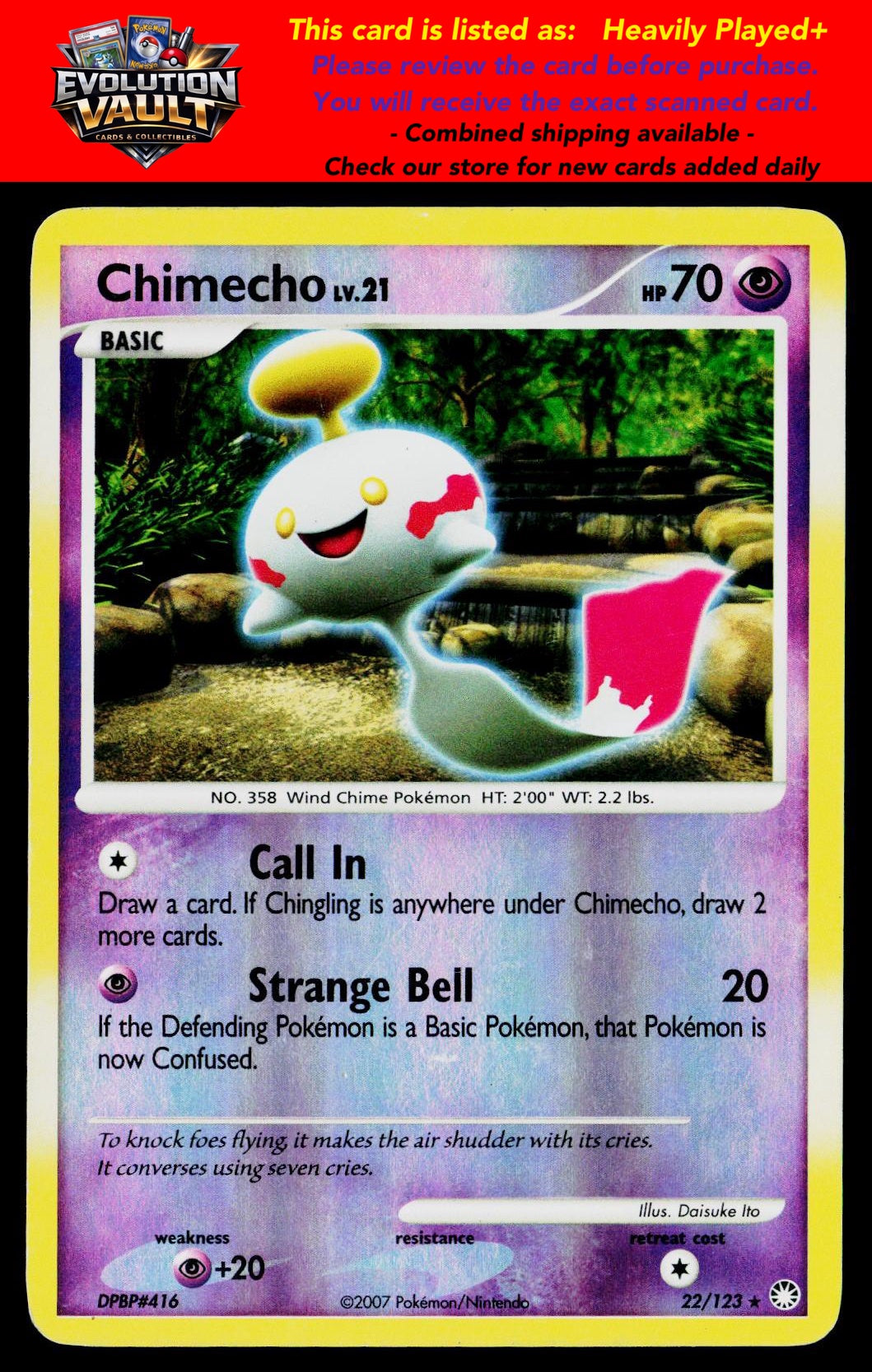 Mysterious Treasures #22/123 Chimecho