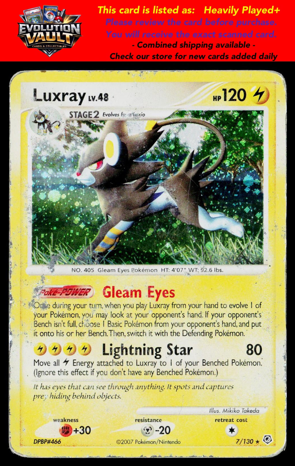 Diamond and Pearl #7/130 Luxray