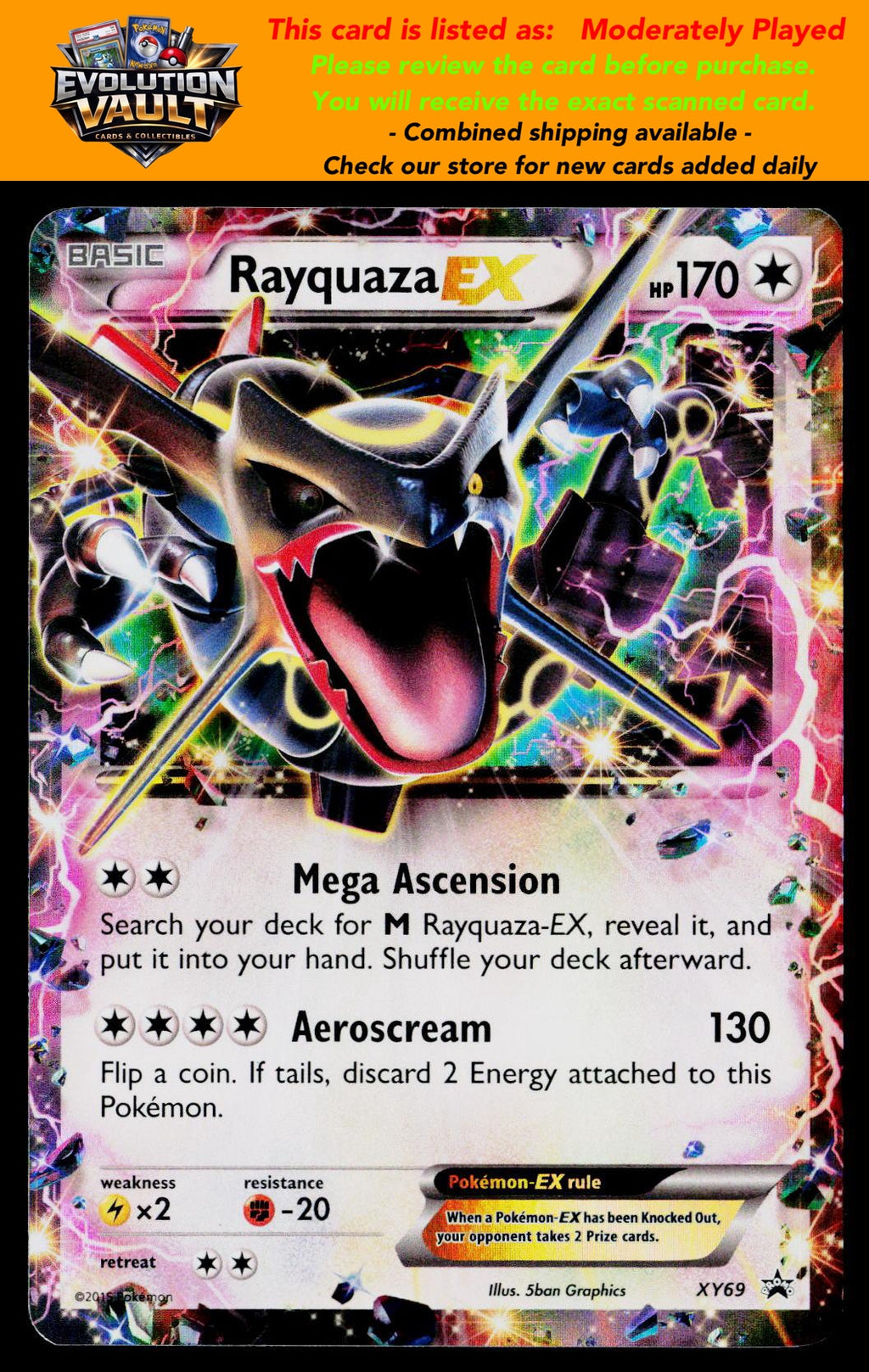 XY Promos #XY69 Rayquaza EX (Shiny)