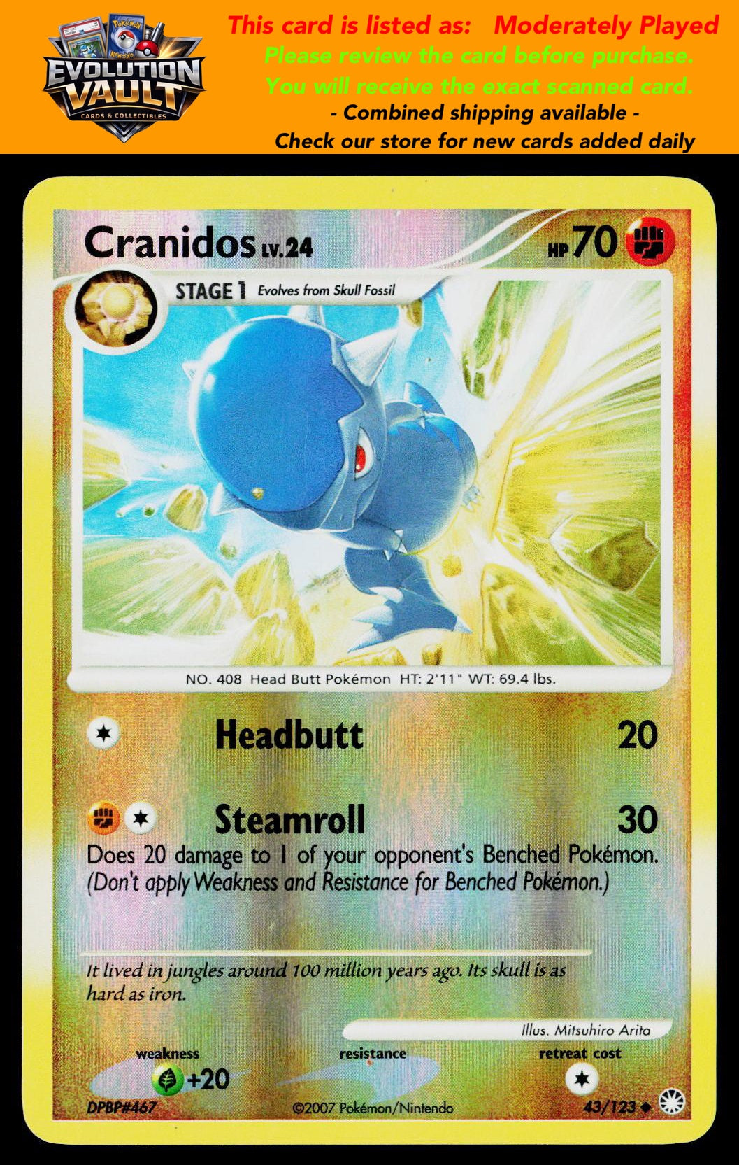 Mysterious Treasures #43/123 Cranidos