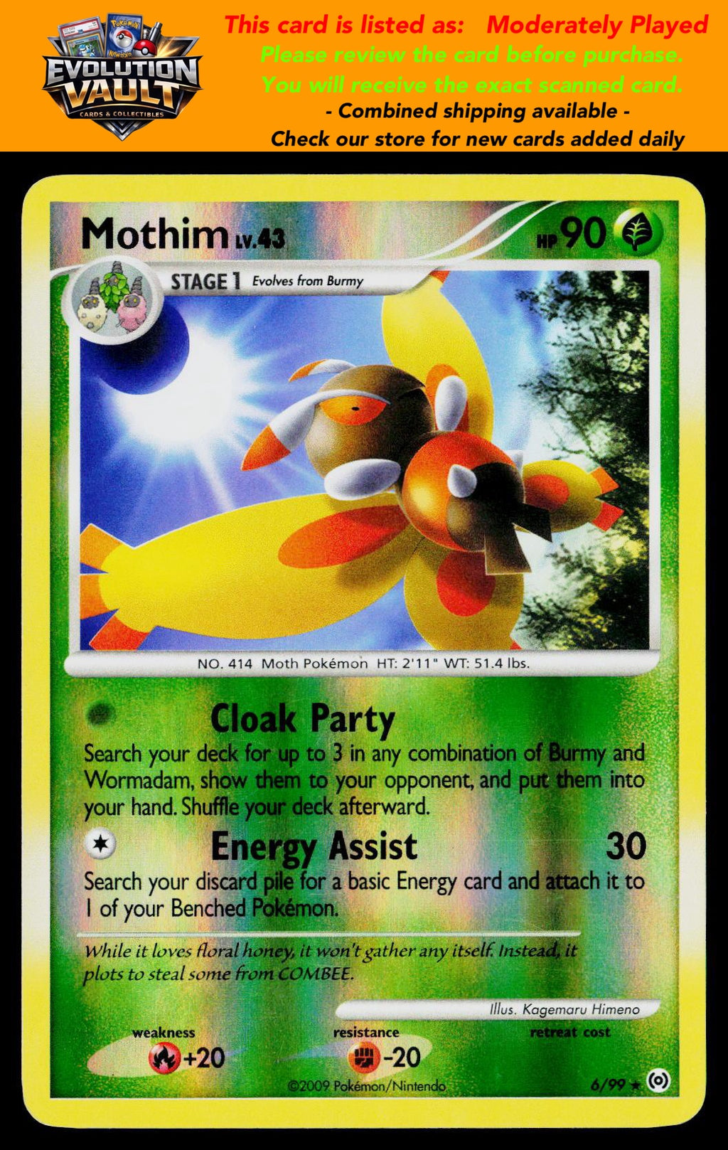 Arceus #6/99 Mothim