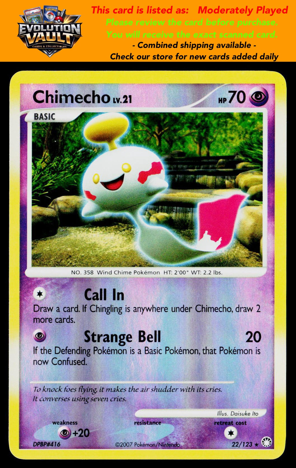 Mysterious Treasures #22/123 Chimecho