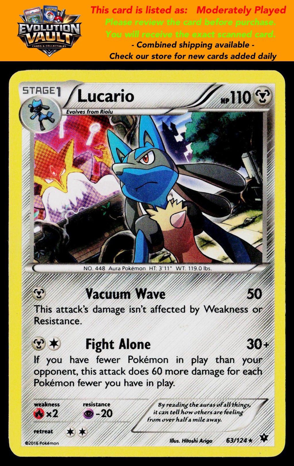 League & Championship Cards #063/124 Lucario