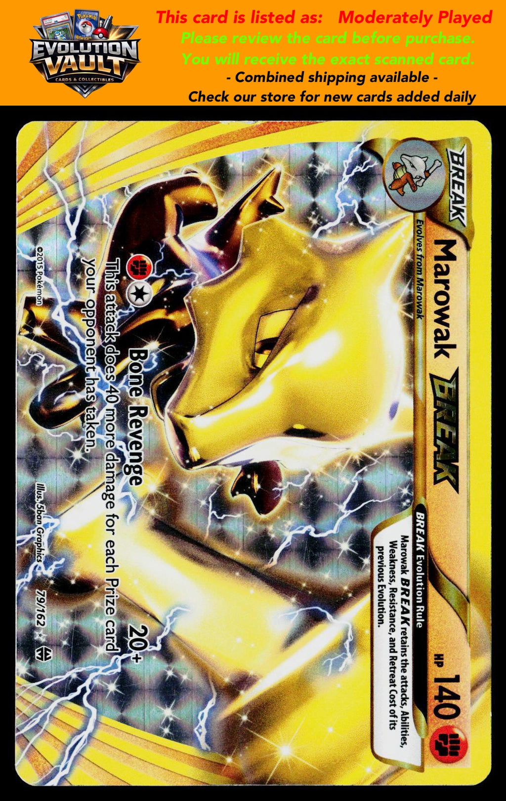 XY - BREAKthrough #79/162 Marowak BREAK