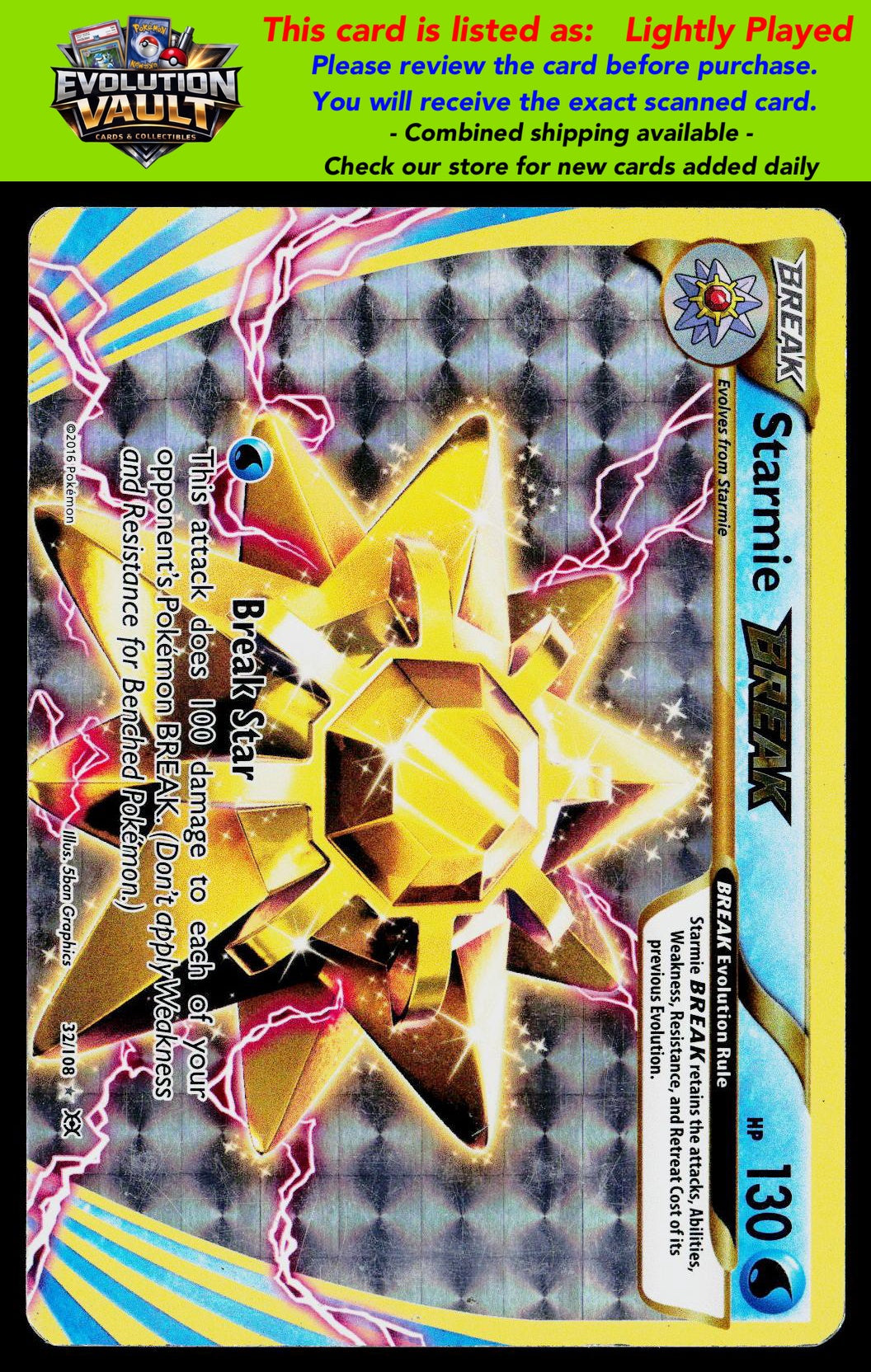 XY - Evolutions #32/108 Starmie BREAK