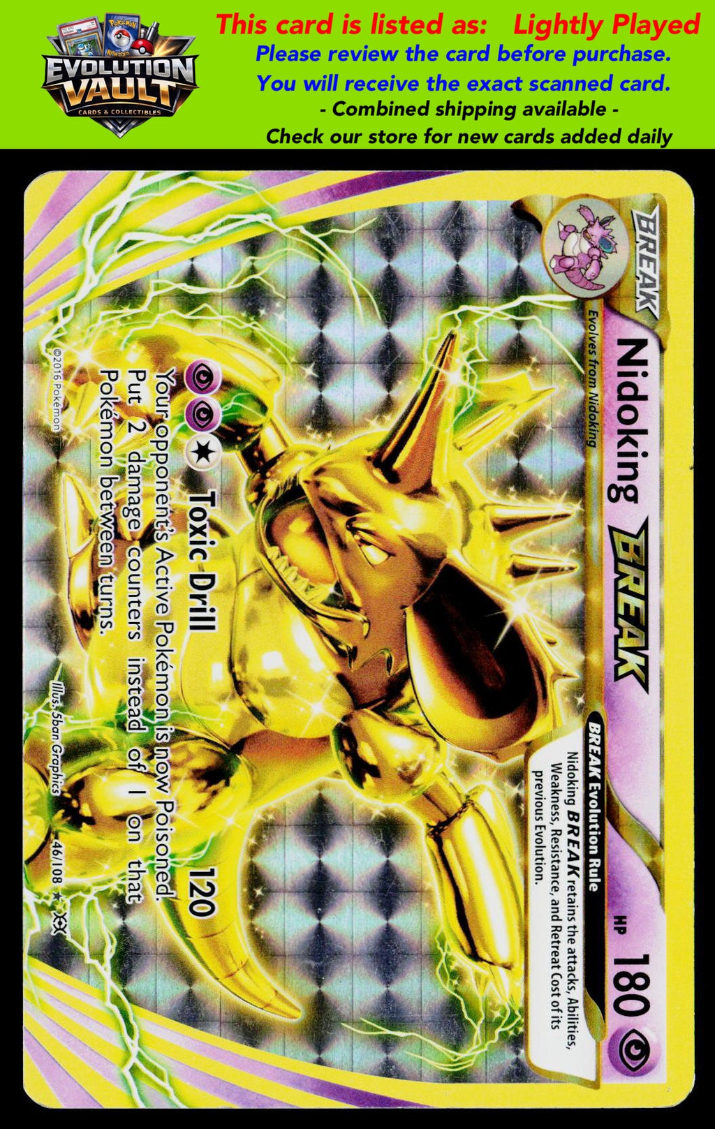 XY - Evolutions #46/108 Nidoking BREAK
