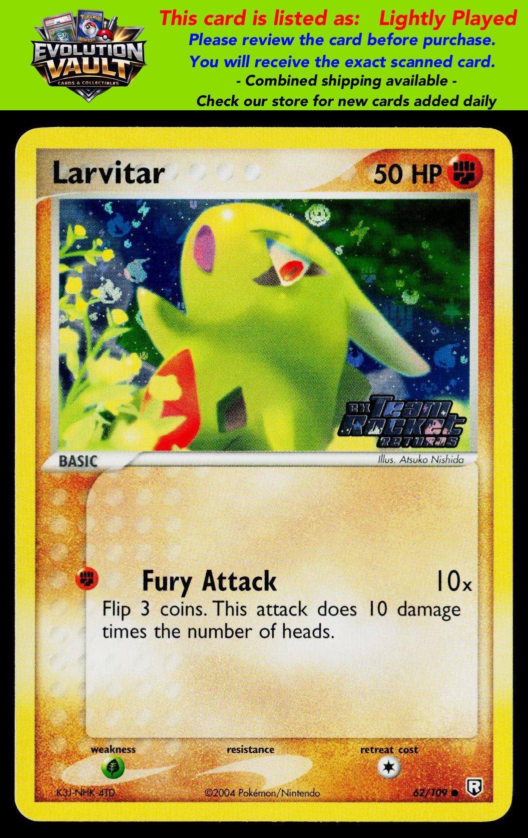 Team Rocket Returns #62/109 Larvitar