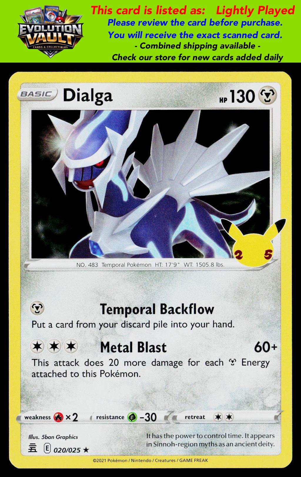 Celebrations #020/025 Dialga