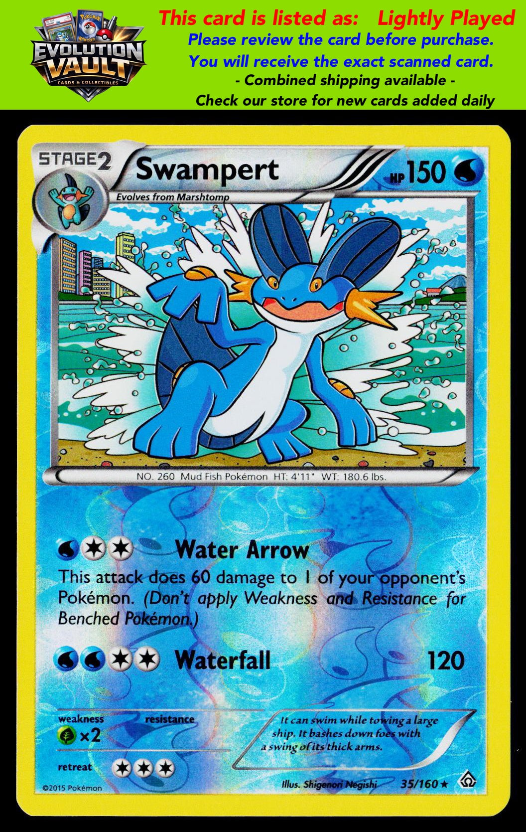 XY - Primal Clash #35/160 Swampert