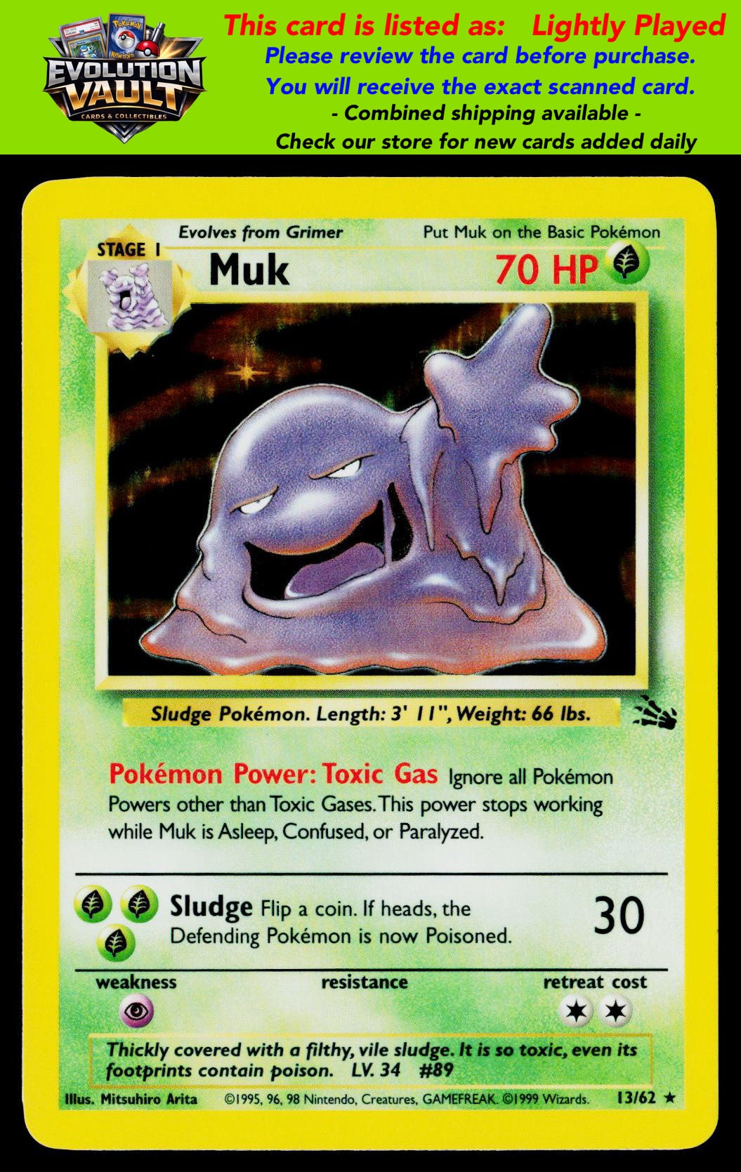 Fossil #13/62 Muk (13)