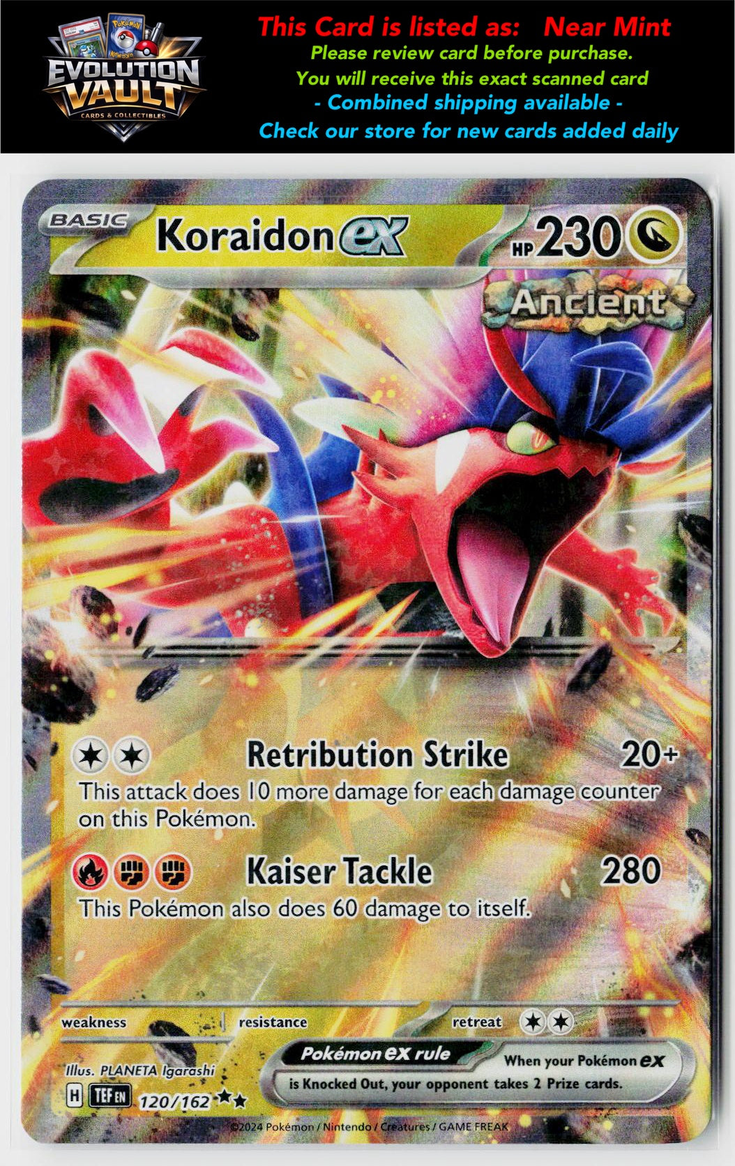 SV05: Temporal Forces #120/162 Koraidon ex