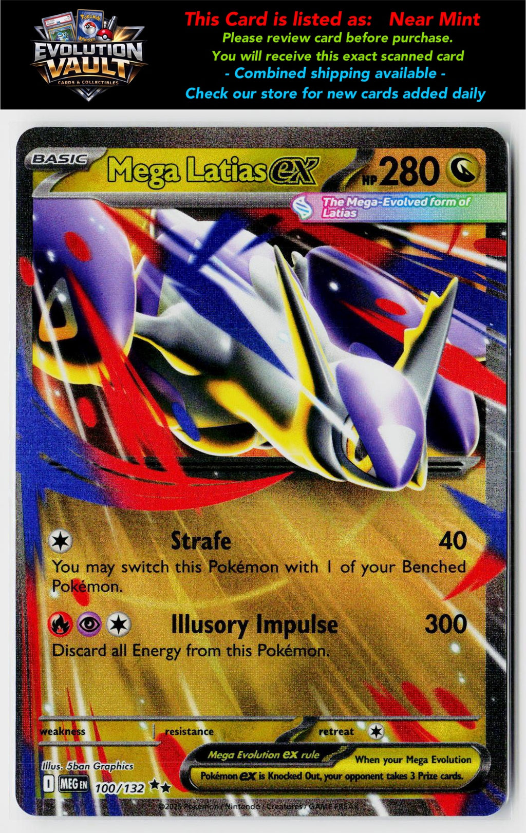 ME01: Mega Evolution #100/132 Mega Latias ex
