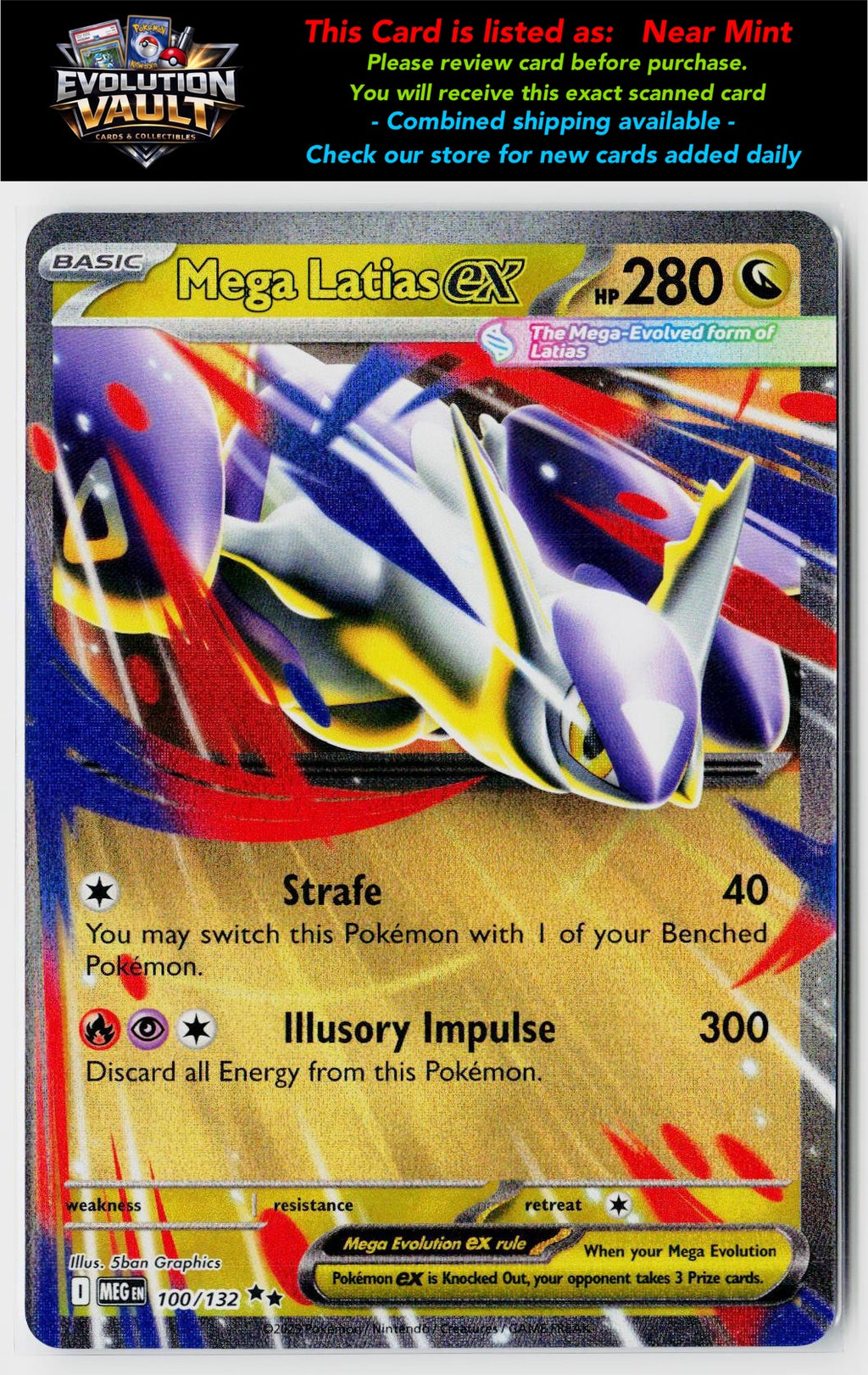 ME01: Mega Evolution #100/132 Mega Latias ex