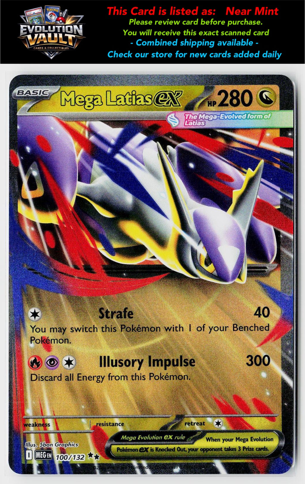 ME01: Mega Evolution #100/132 Mega Latias ex