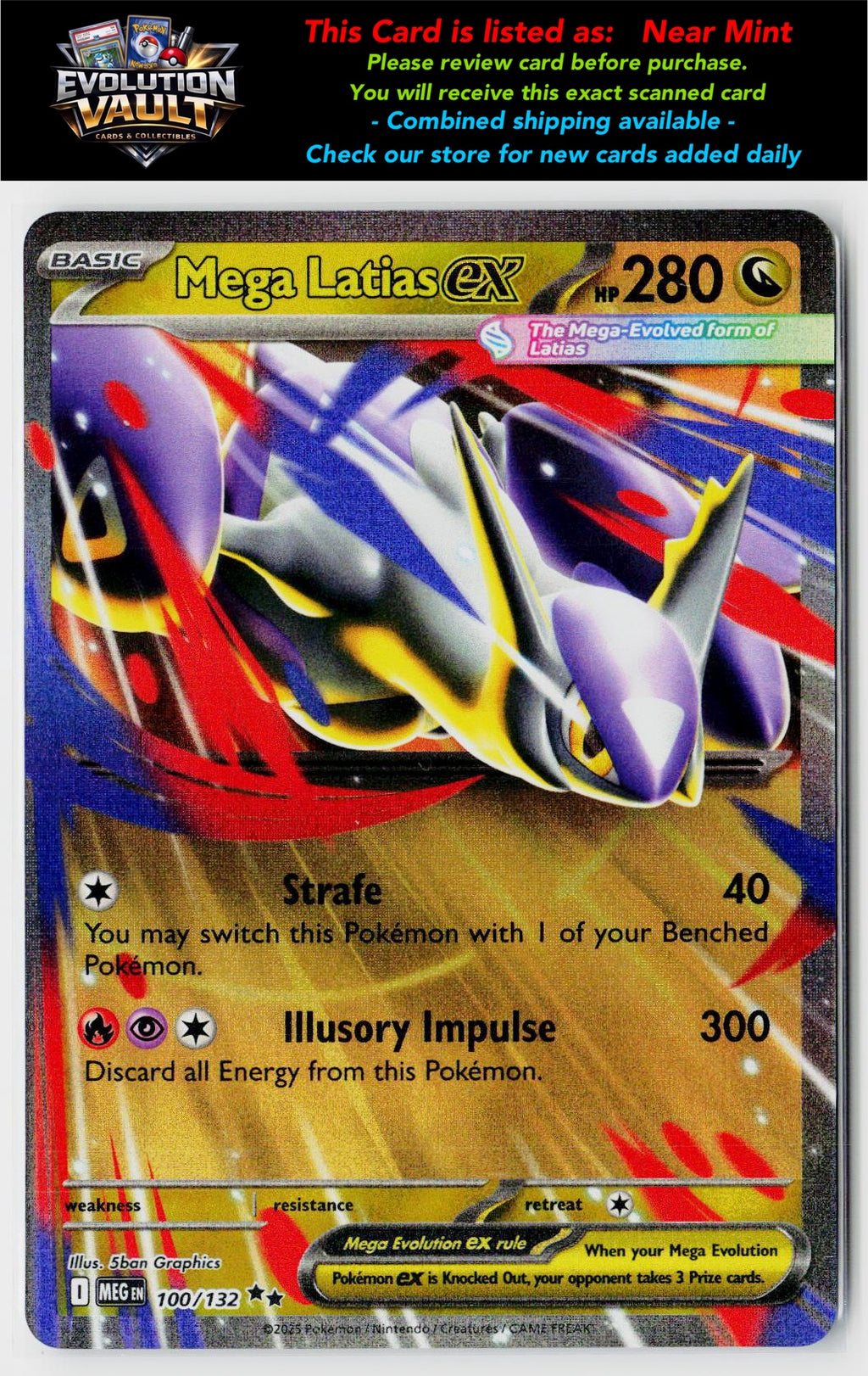 ME01: Mega Evolution #100/132 Mega Latias ex