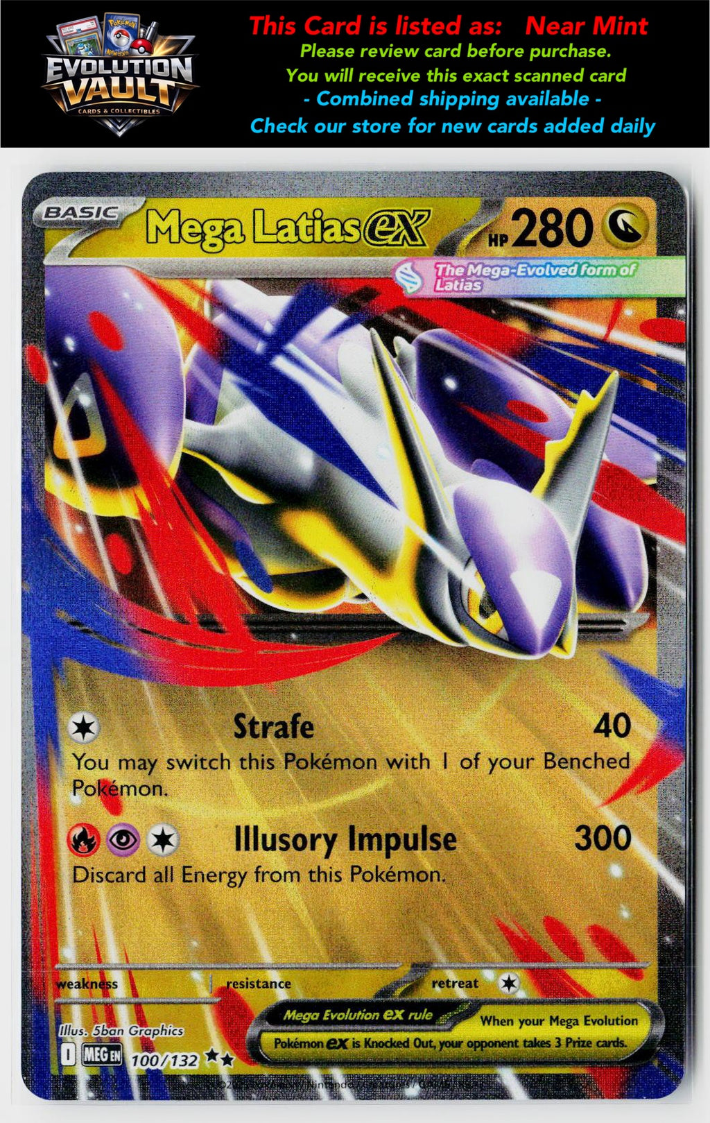 ME01: Mega Evolution #100/132 Mega Latias ex