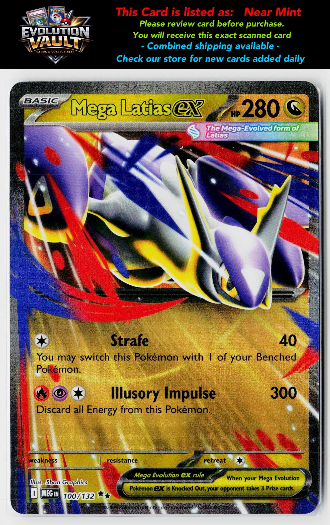 ME01: Mega Evolution #100/132 Mega Latias ex