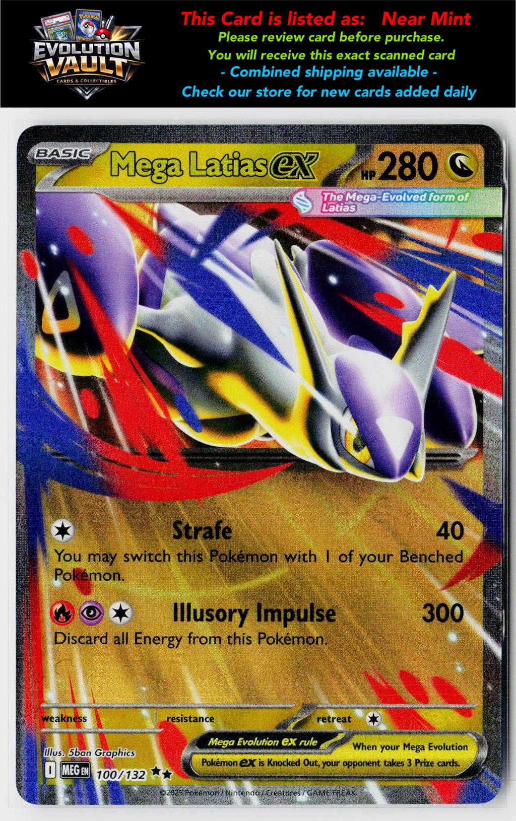 ME01: Mega Evolution #100/132 Mega Latias ex