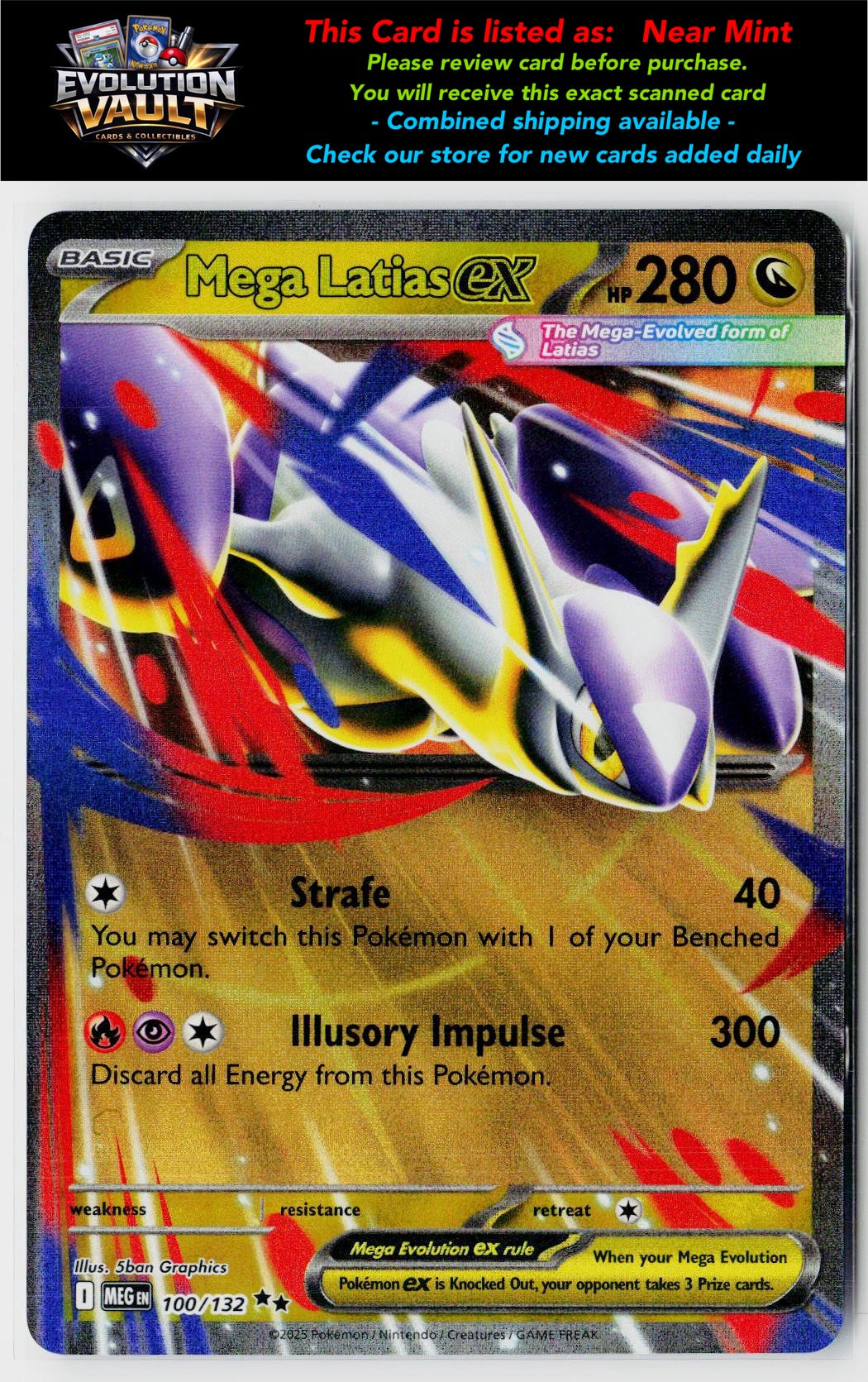 ME01: Mega Evolution #100/132 Mega Latias ex
