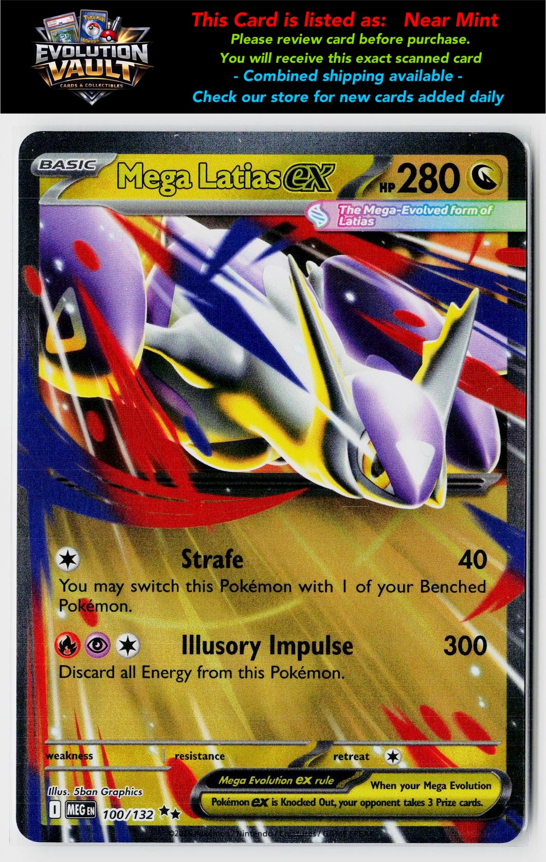 ME01: Mega Evolution #100/132 Mega Latias ex