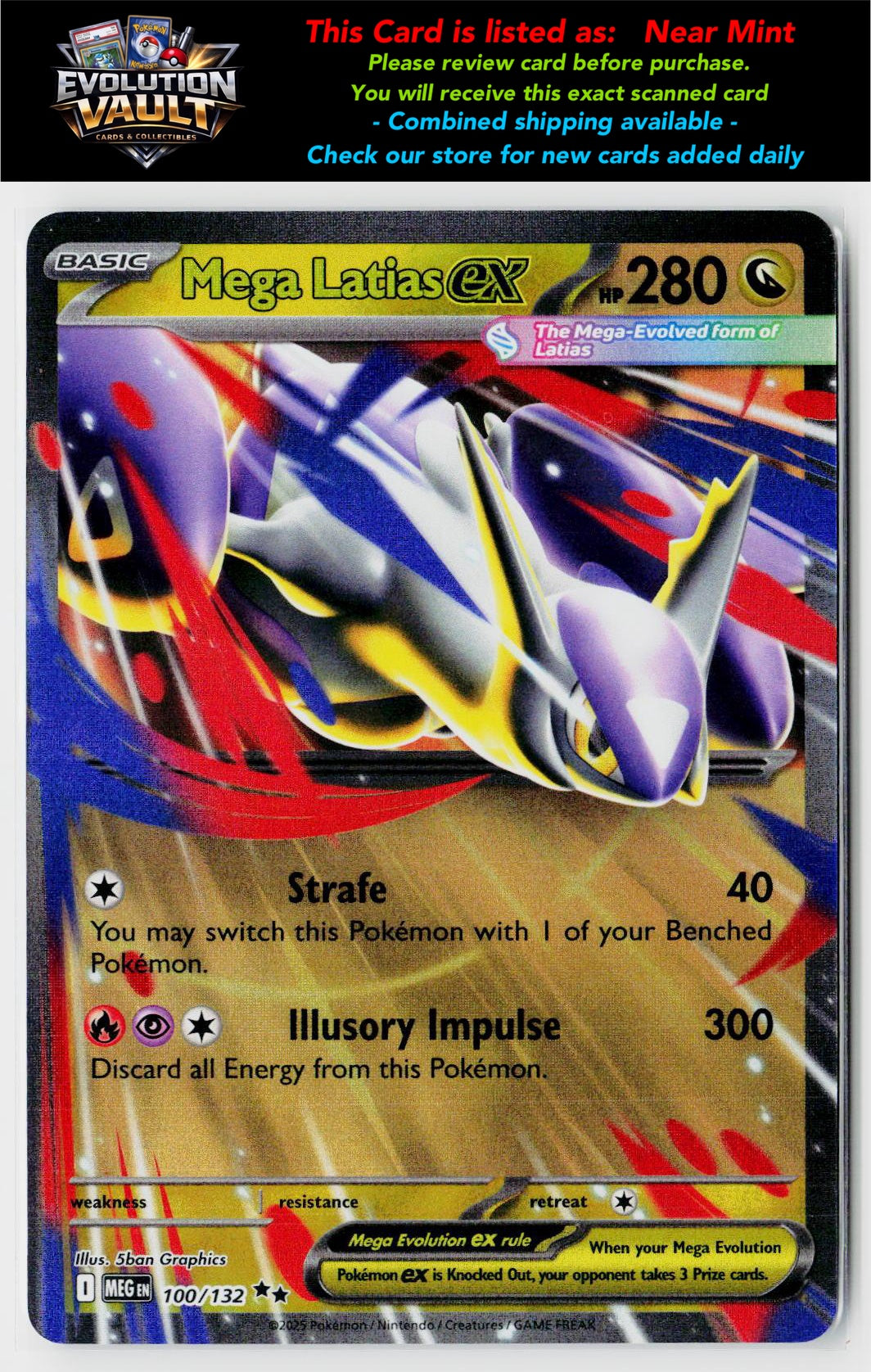 ME01: Mega Evolution #100/132 Mega Latias ex
