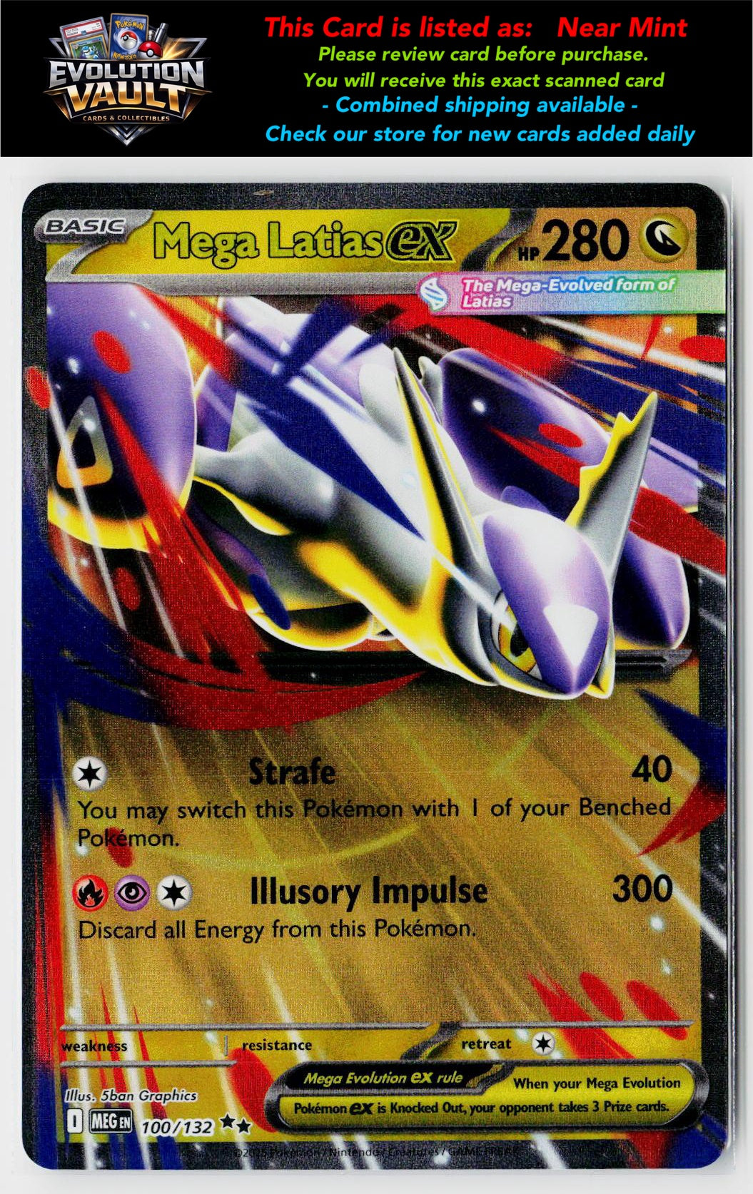 ME01: Mega Evolution #100/132 Mega Latias ex