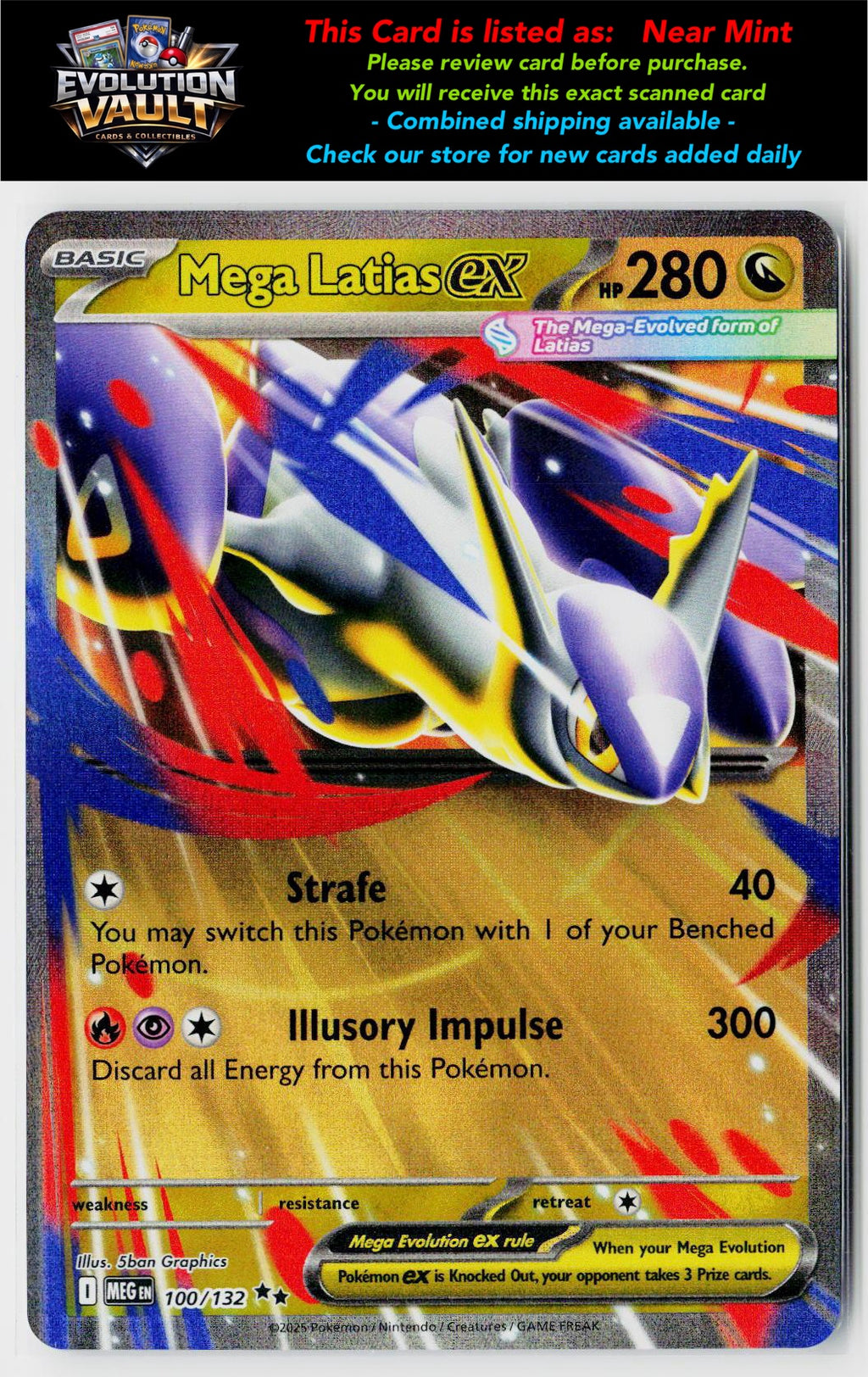 ME01: Mega Evolution #100/132 Mega Latias ex