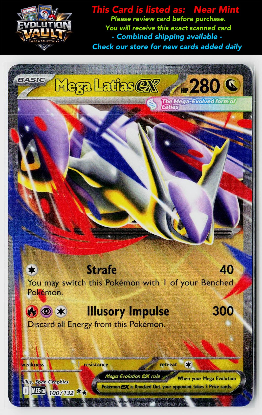 ME01: Mega Evolution #100/132 Mega Latias ex