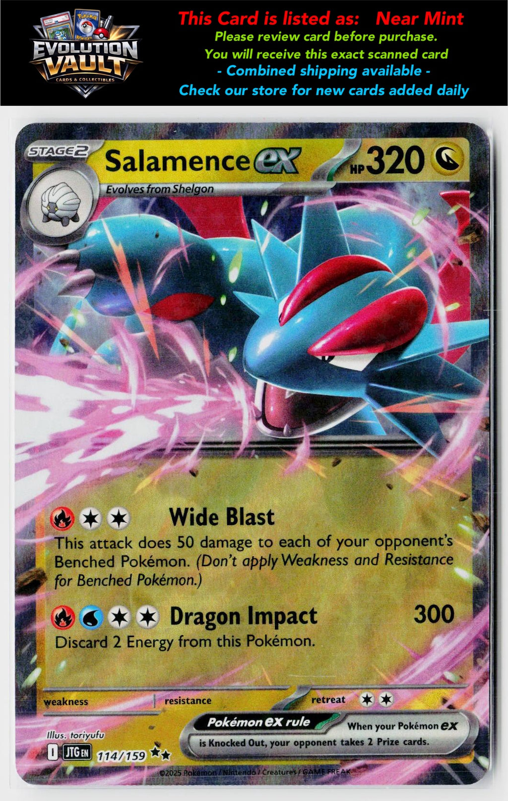 Miscellaneous Cards & Products #114/159 Salamence ex