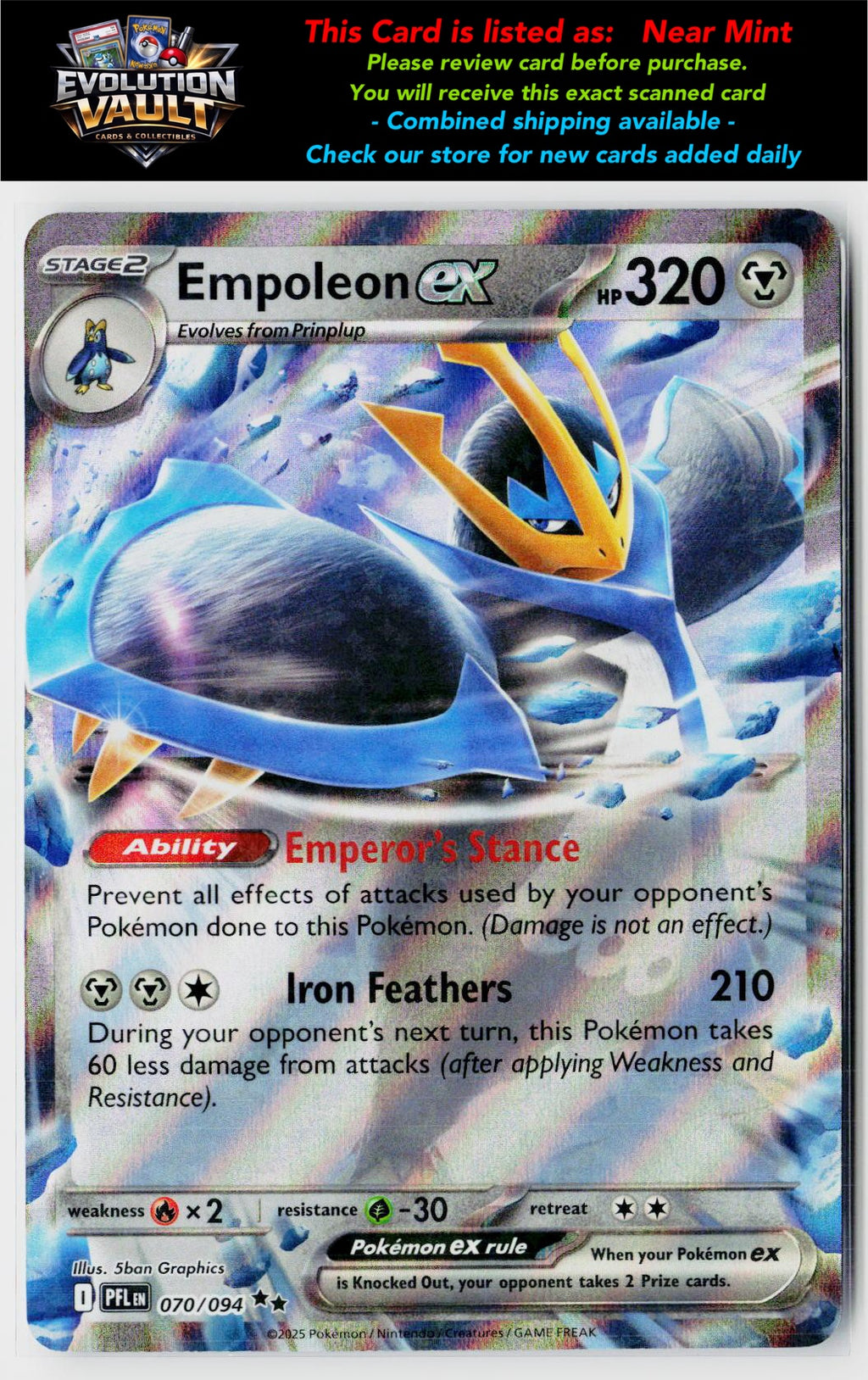 ME02: Phantasmal Flames #070/094 Empoleon ex