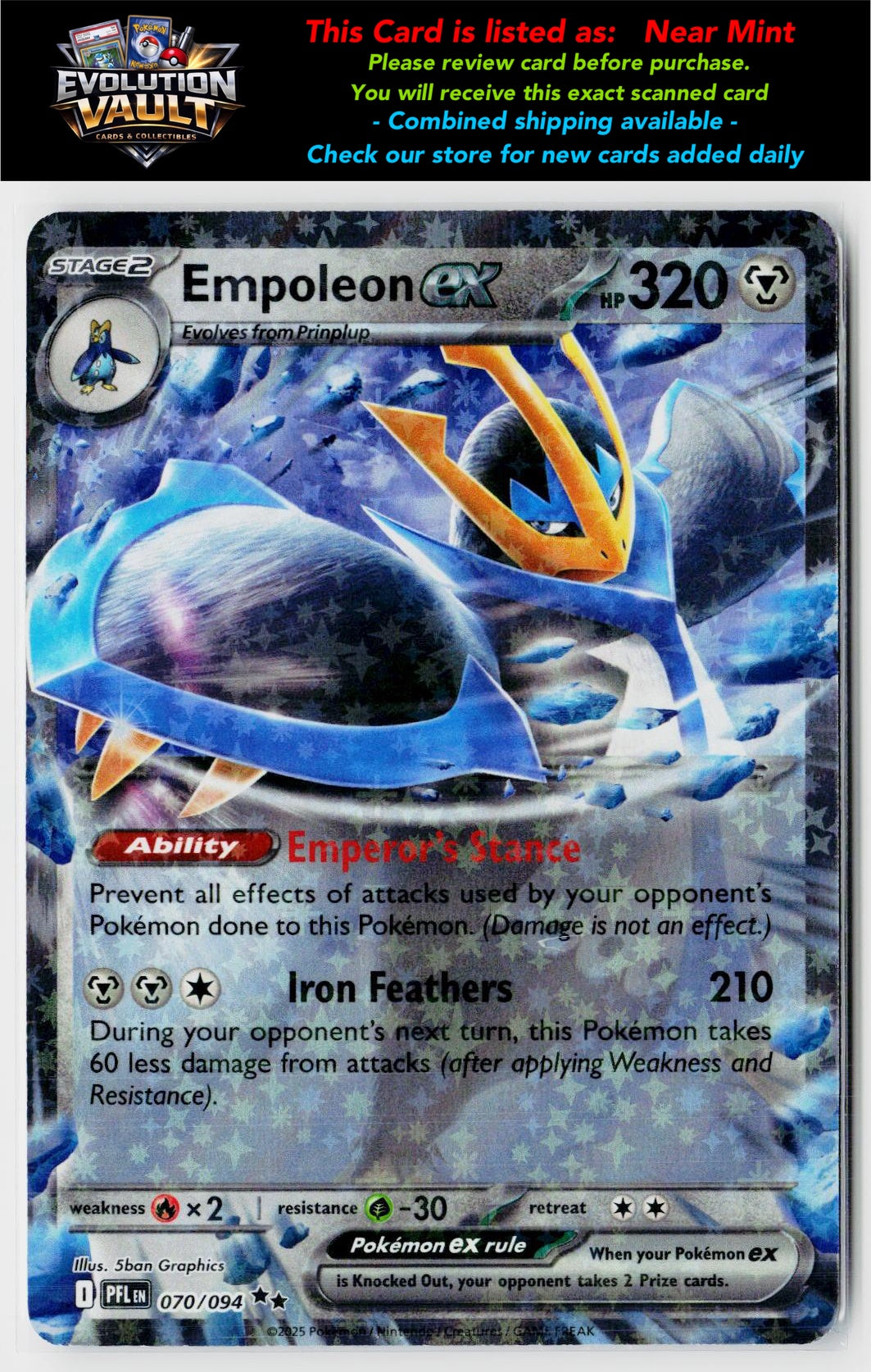 ME02: Phantasmal Flames #070/094 Empoleon ex